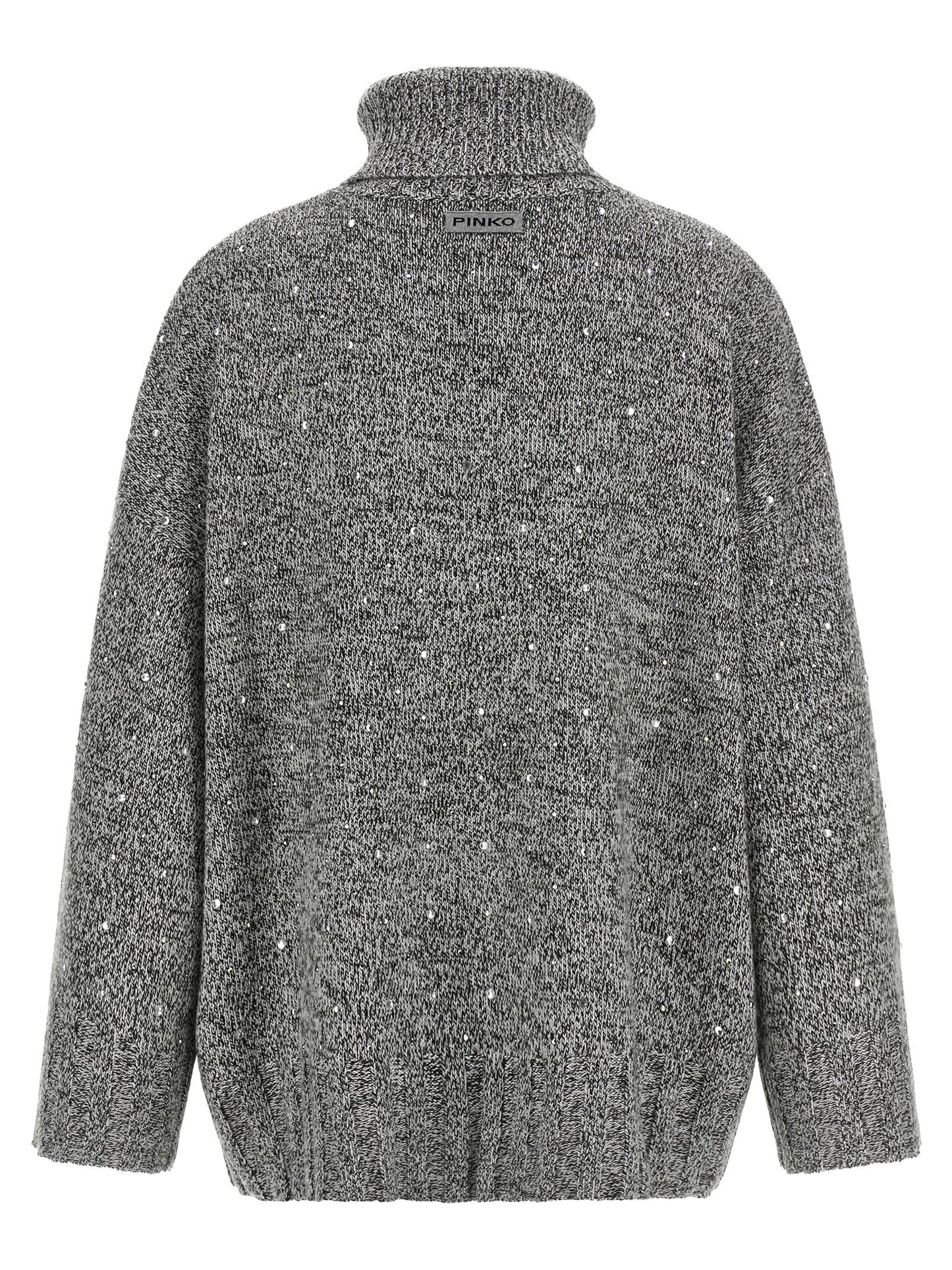 Gray Polyester Cardigan