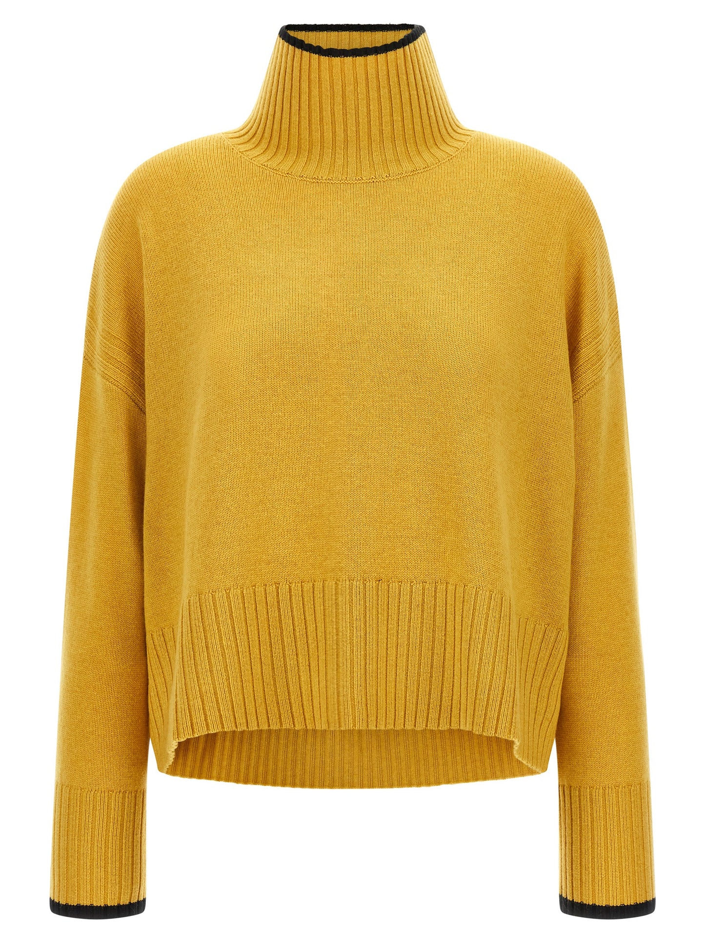 Bicolor Wool Cardigan
