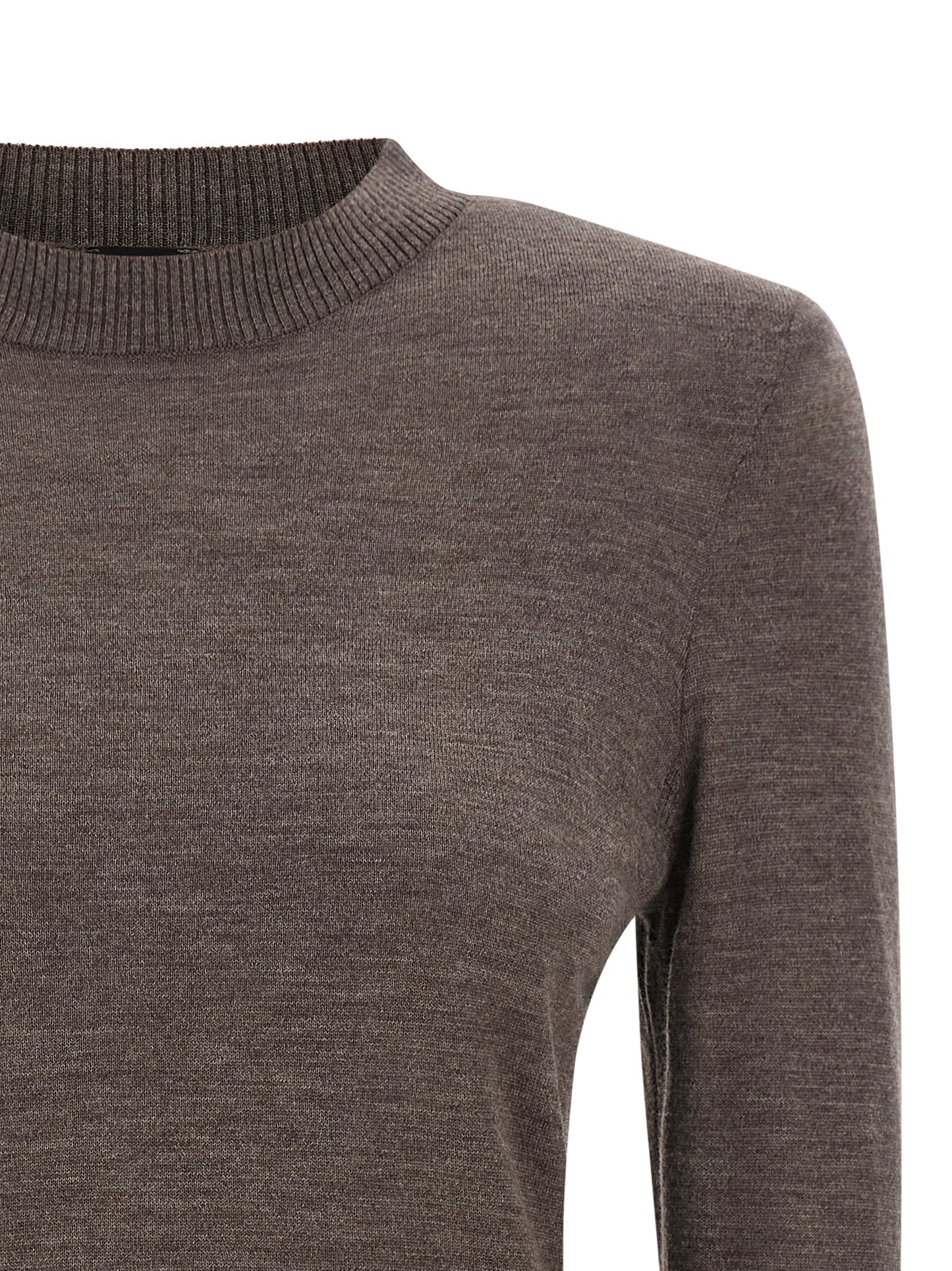 Brown Wool Cardigan