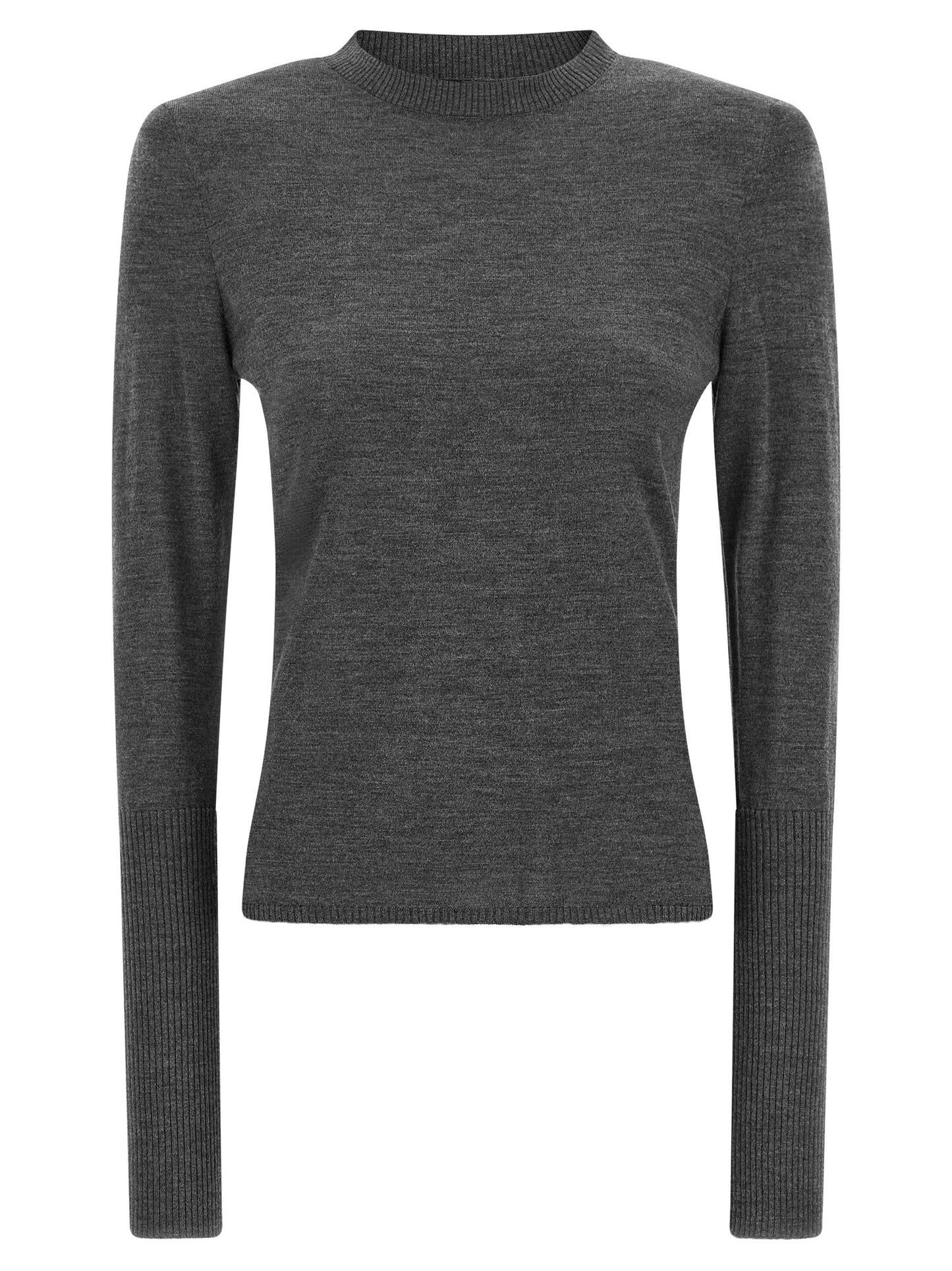 Gray Wool Cardigan