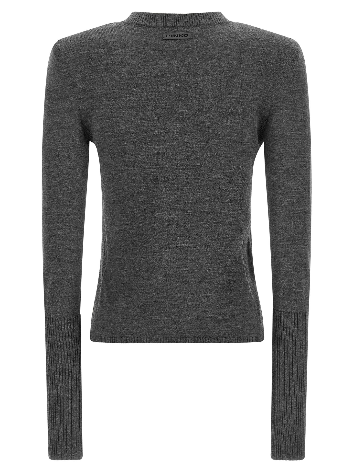Gray Wool Cardigan