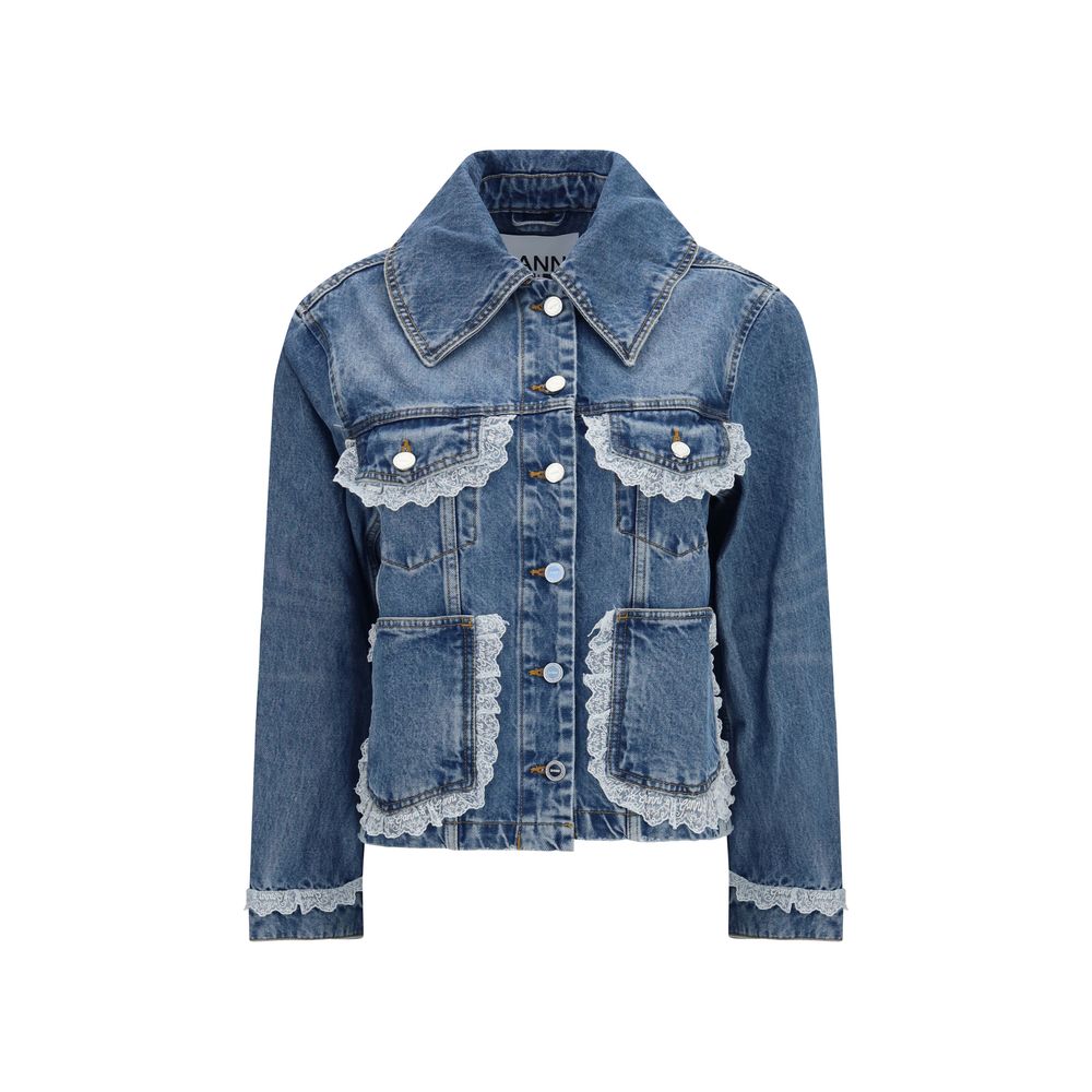 Blue Cotton Denim Jacket