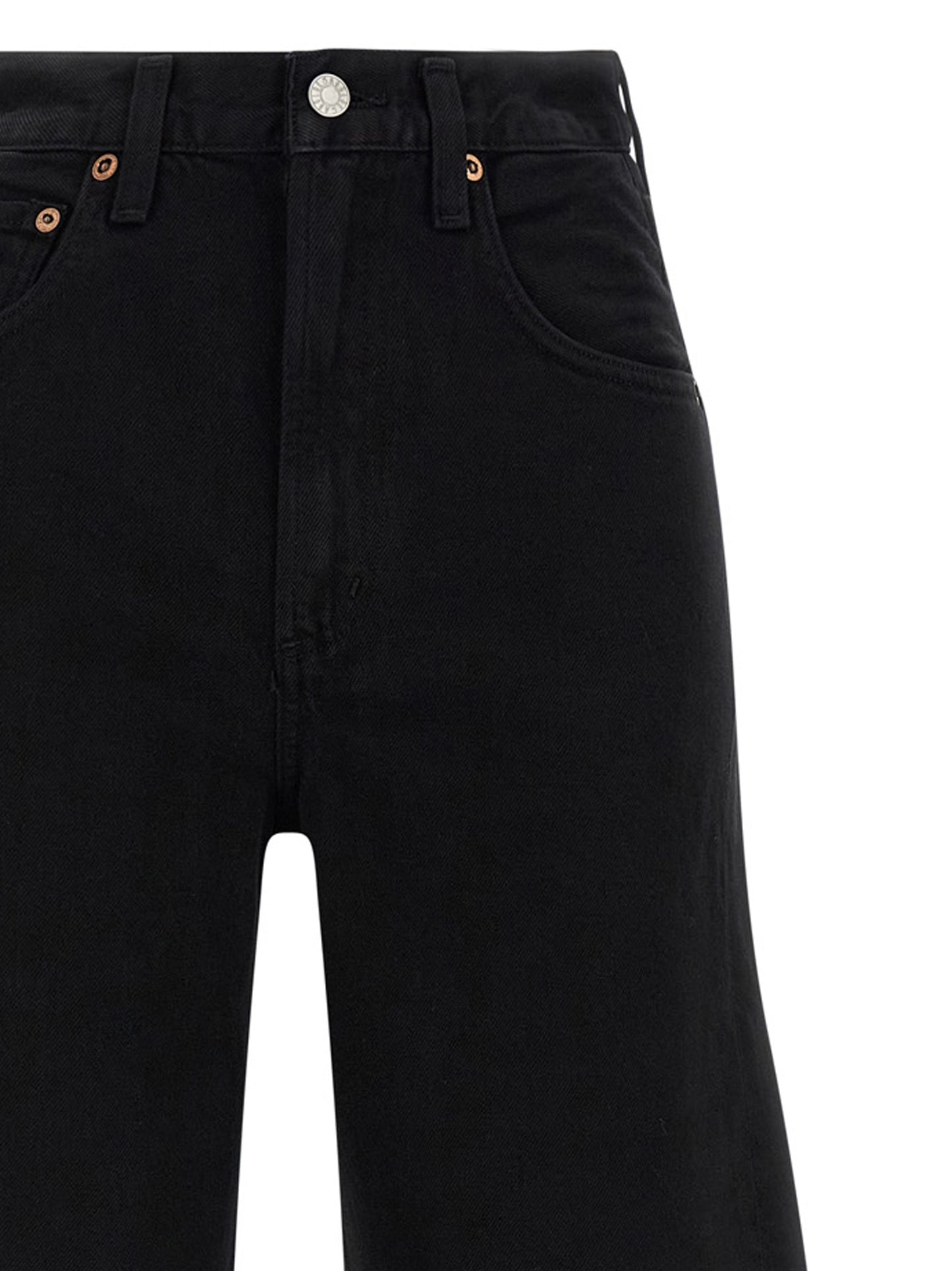 Black Cotton Jeans Denim