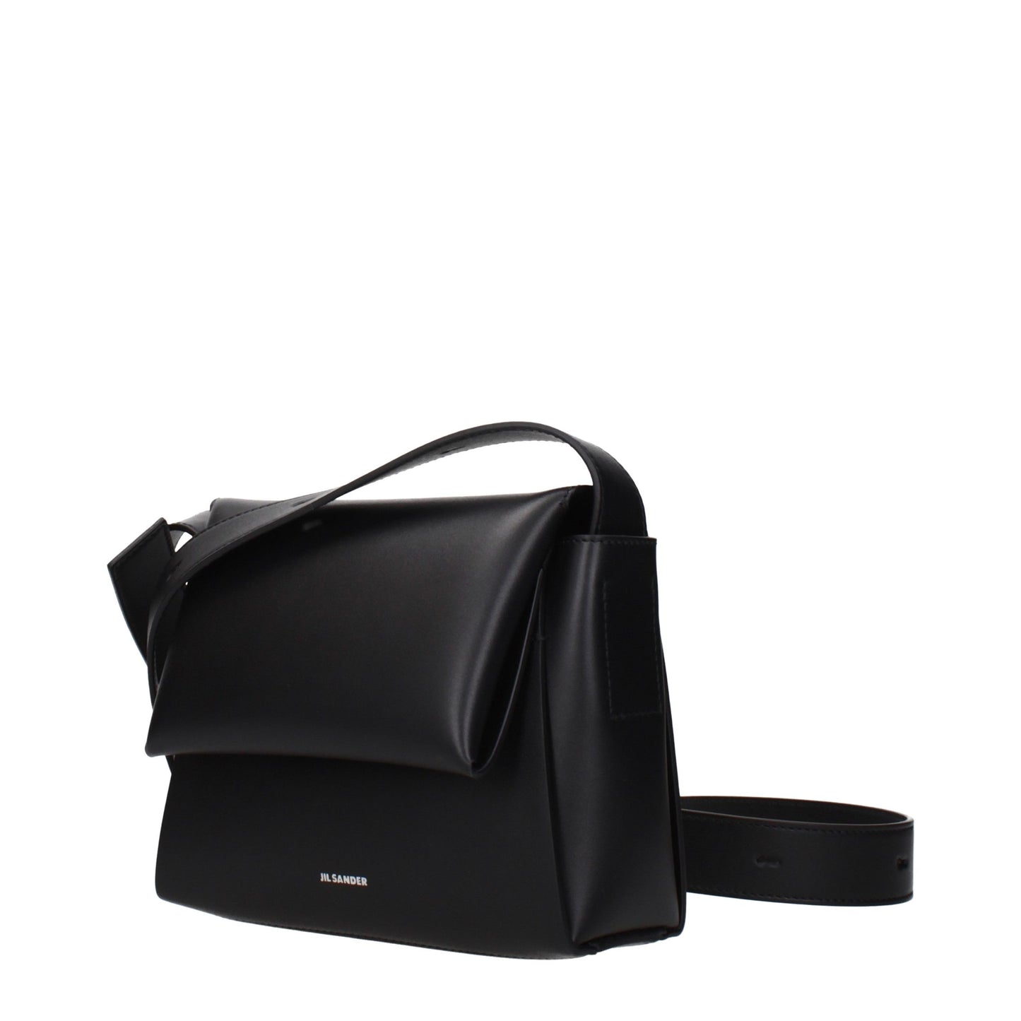 Black Leather Crossbody Bag