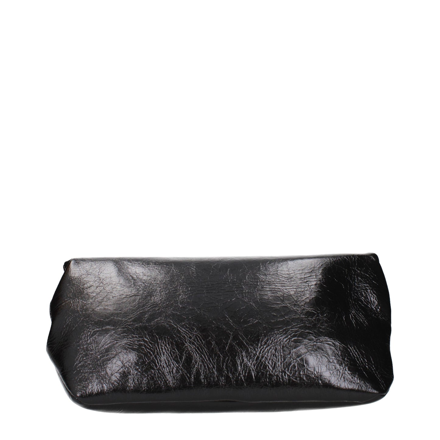 Black Leather Clutch Bag