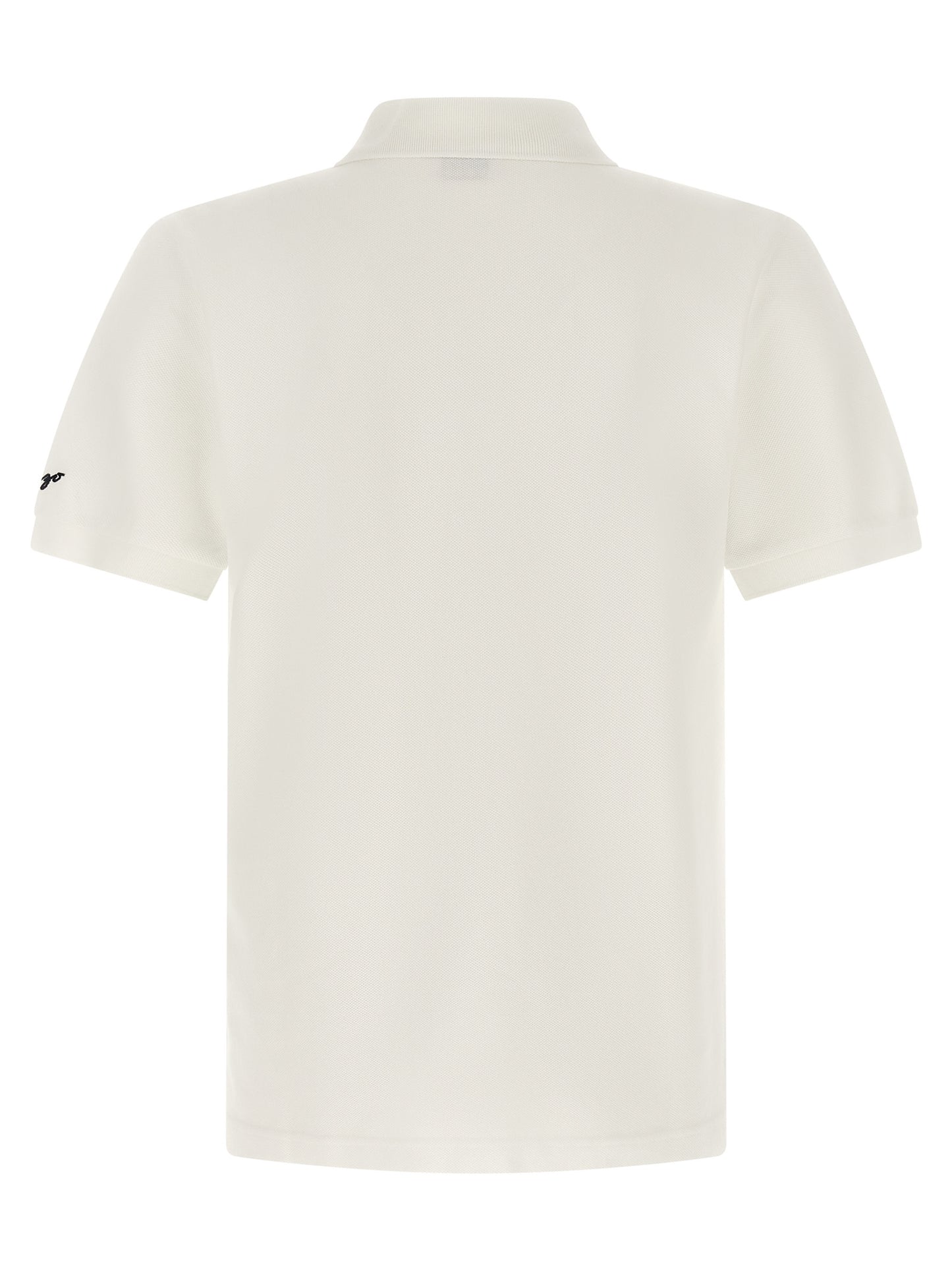 White Cotton Polo Shirt