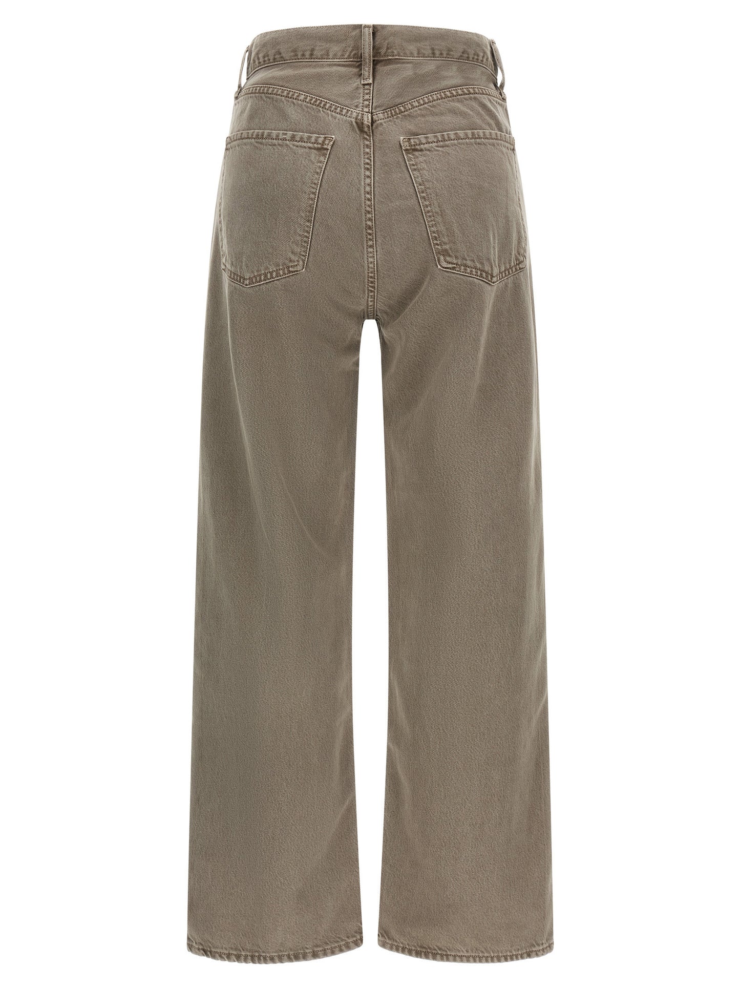 Brown Lyocell Relaxed Fit Jeans