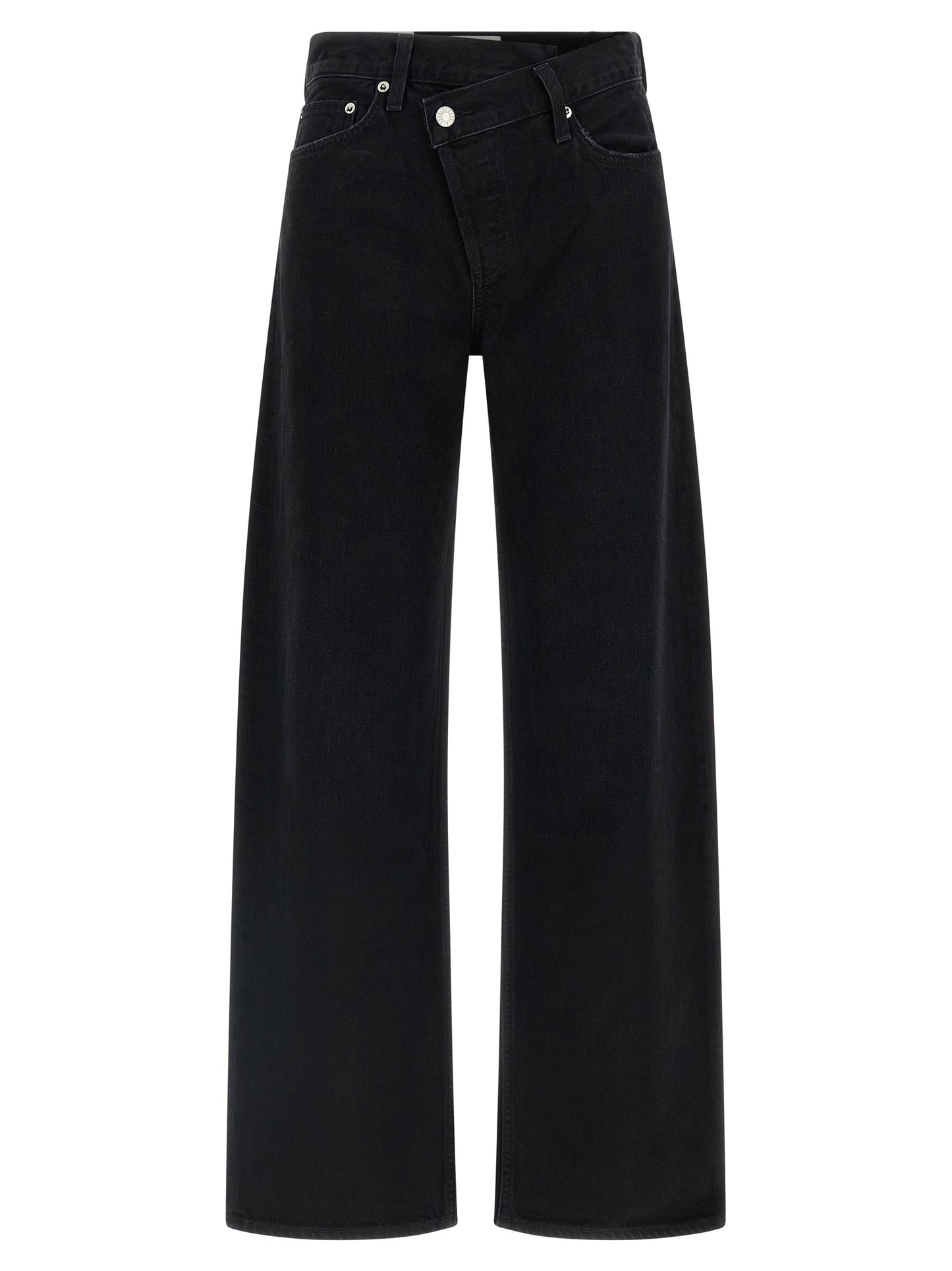 Black Cotton Relaxed Fit Jeans