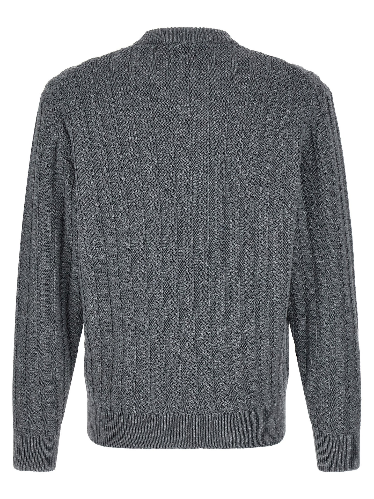 Gray Cotton Cardigan