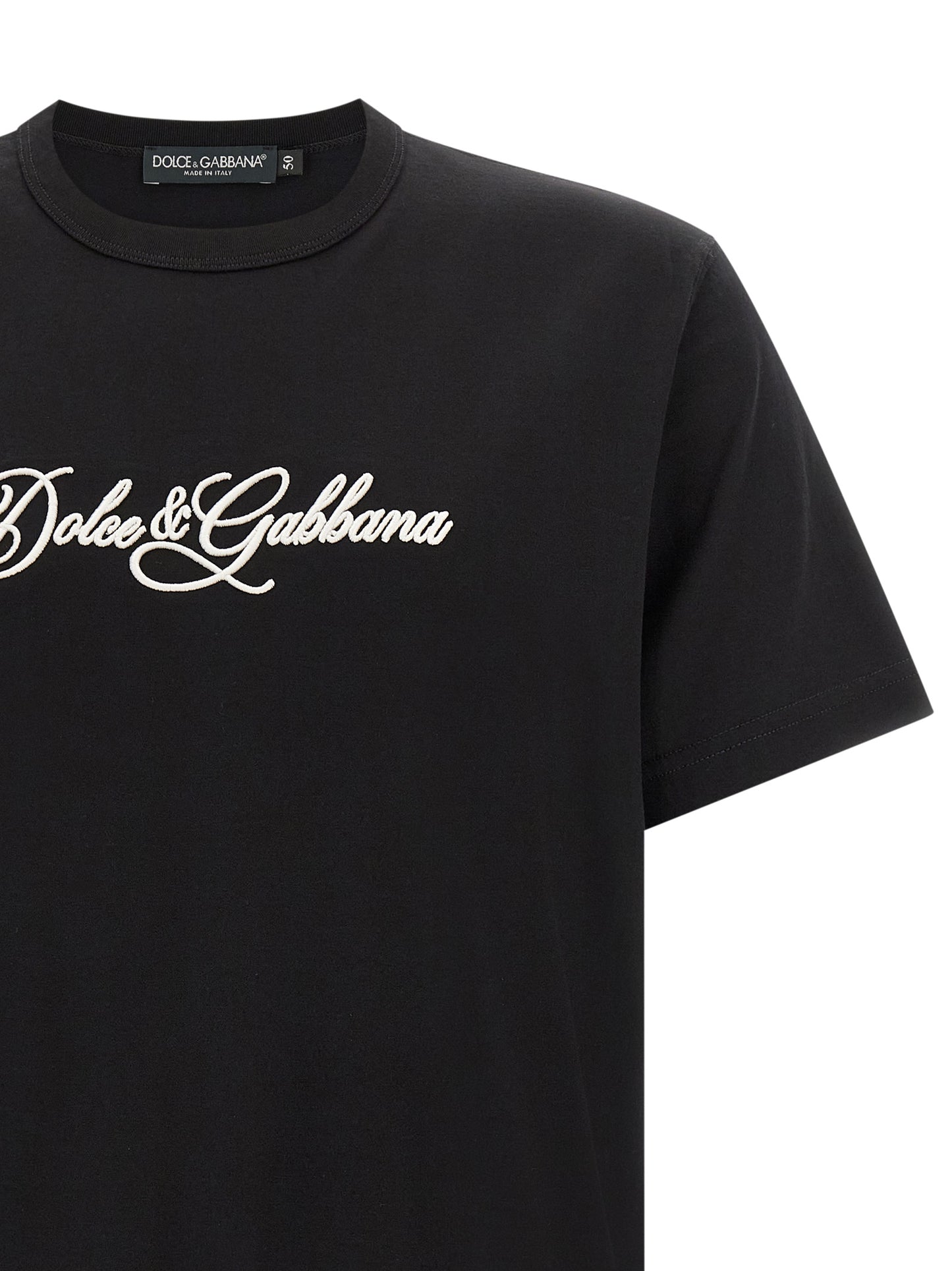 Black Cotton T-Shirt