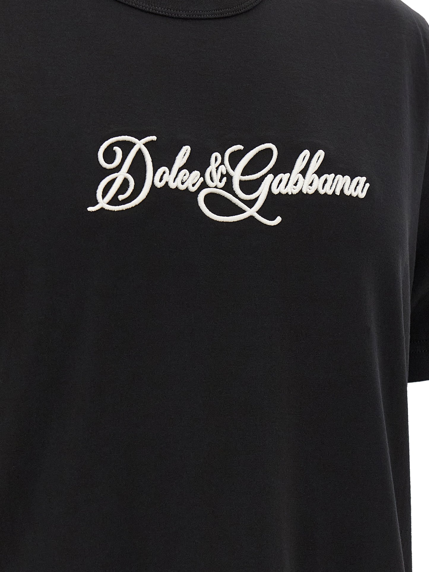 Black Cotton T-Shirt
