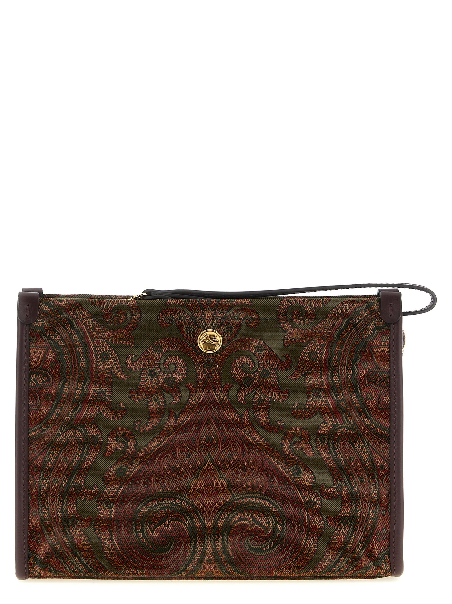 Multicolor Polyester Clutch Bag
