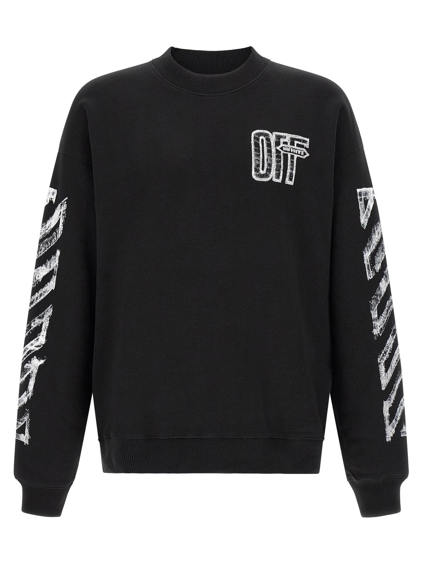 Black Cotton Sweatshirt