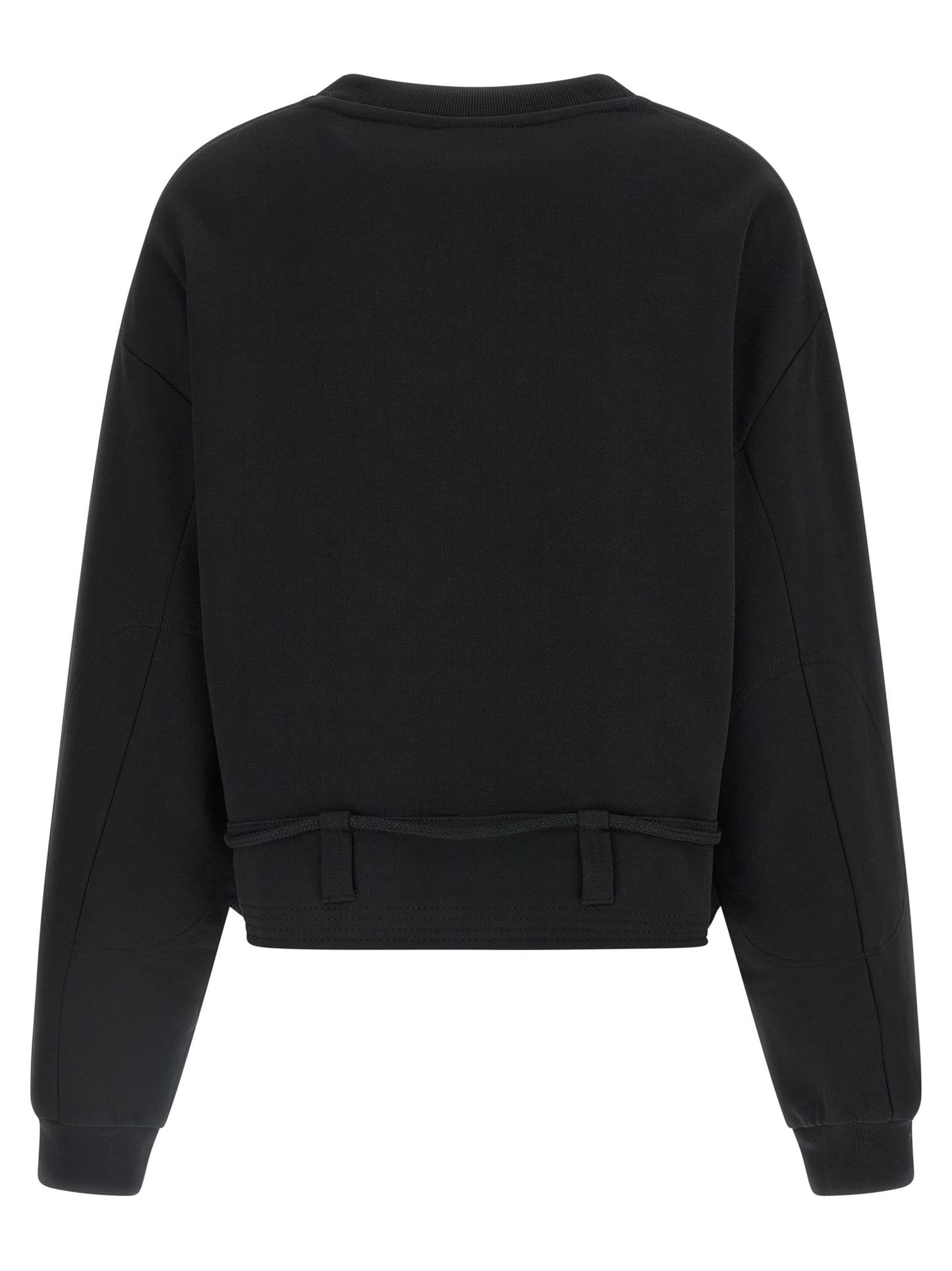 Black Cotton Sweatshirt