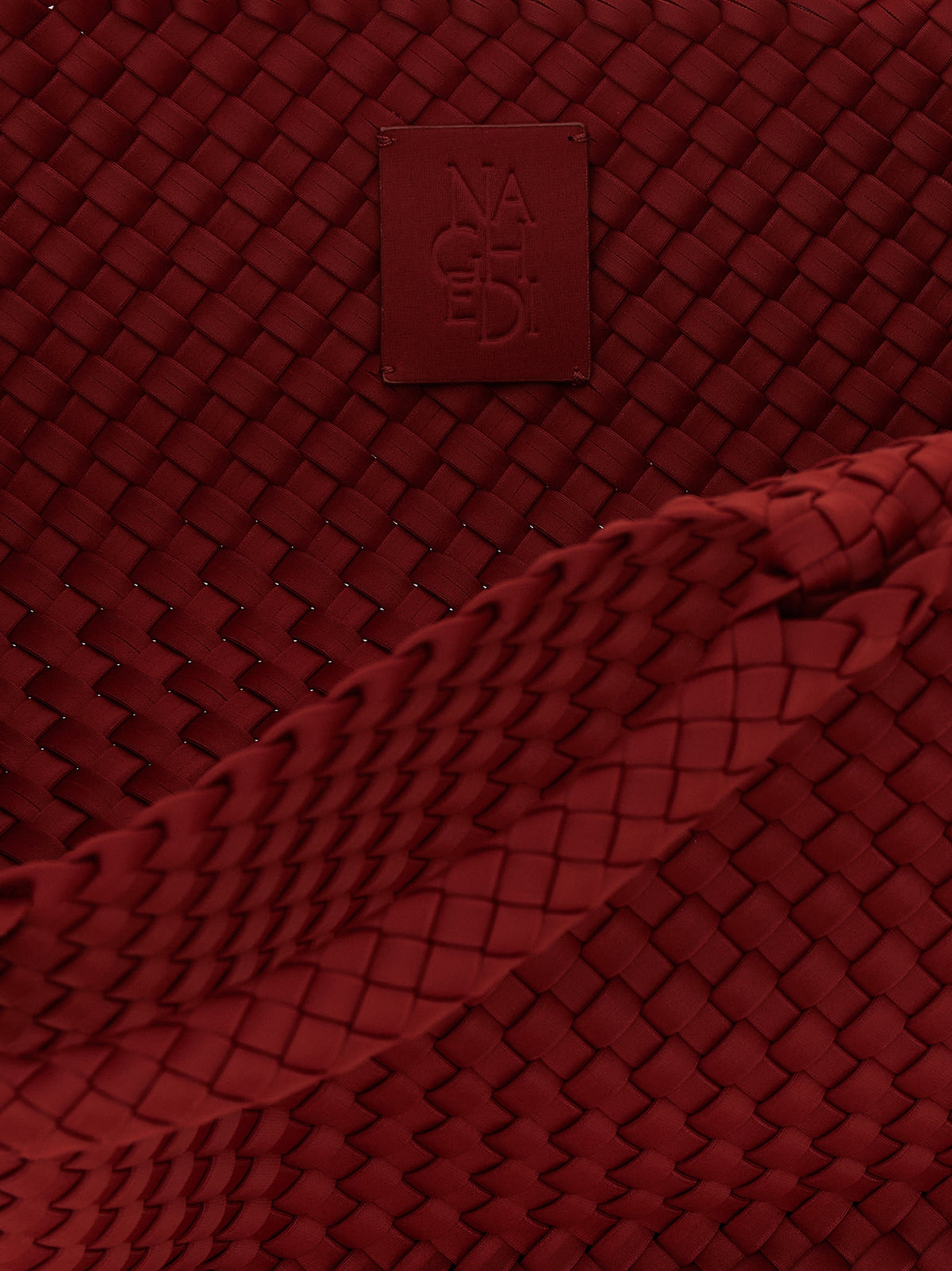 Red Nylon Handbag