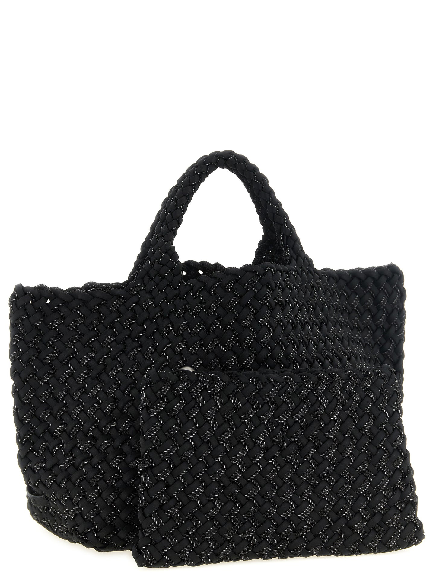 Black Nylon Tote Bag