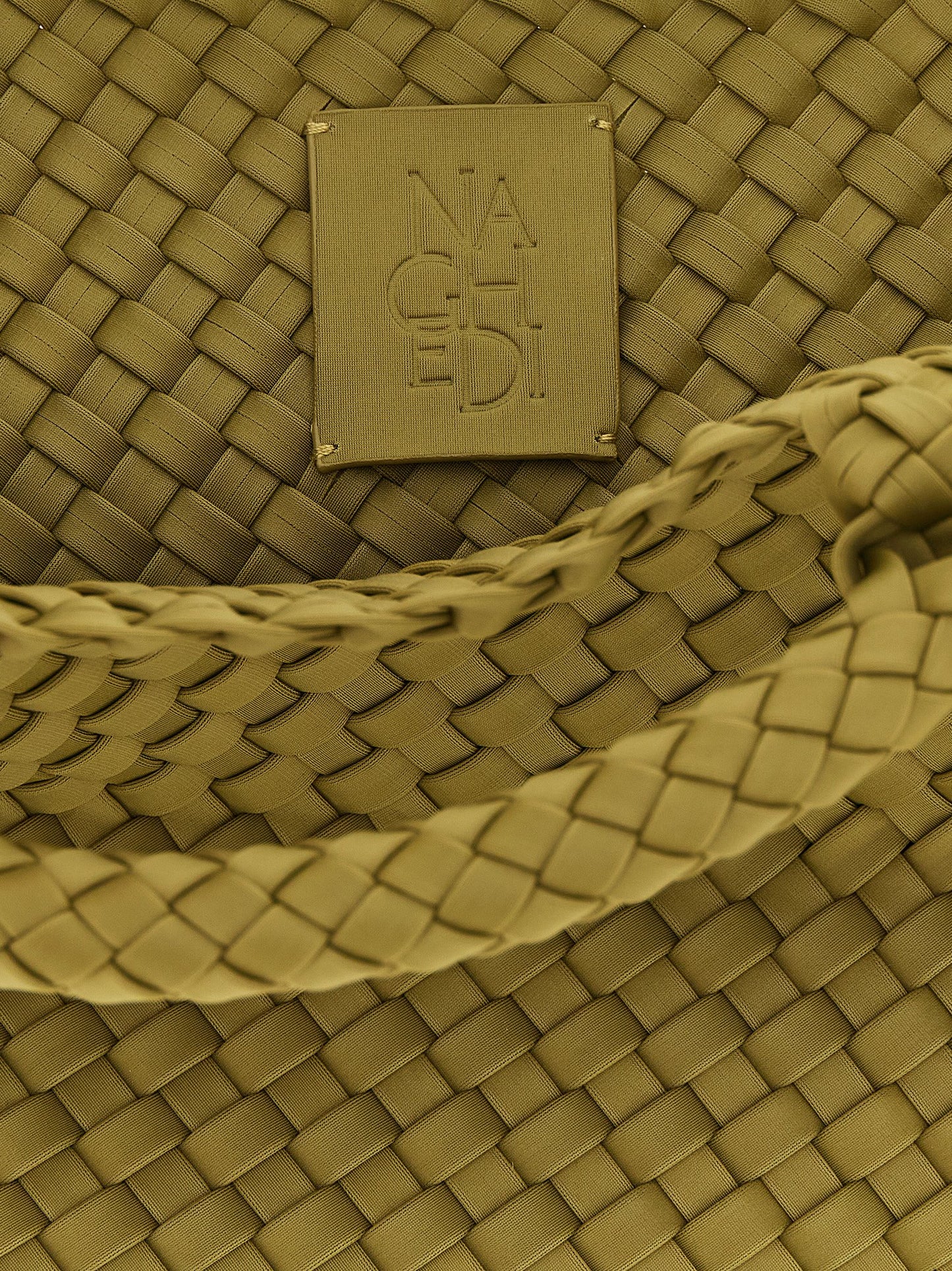 Bicolor Nylon Handbag