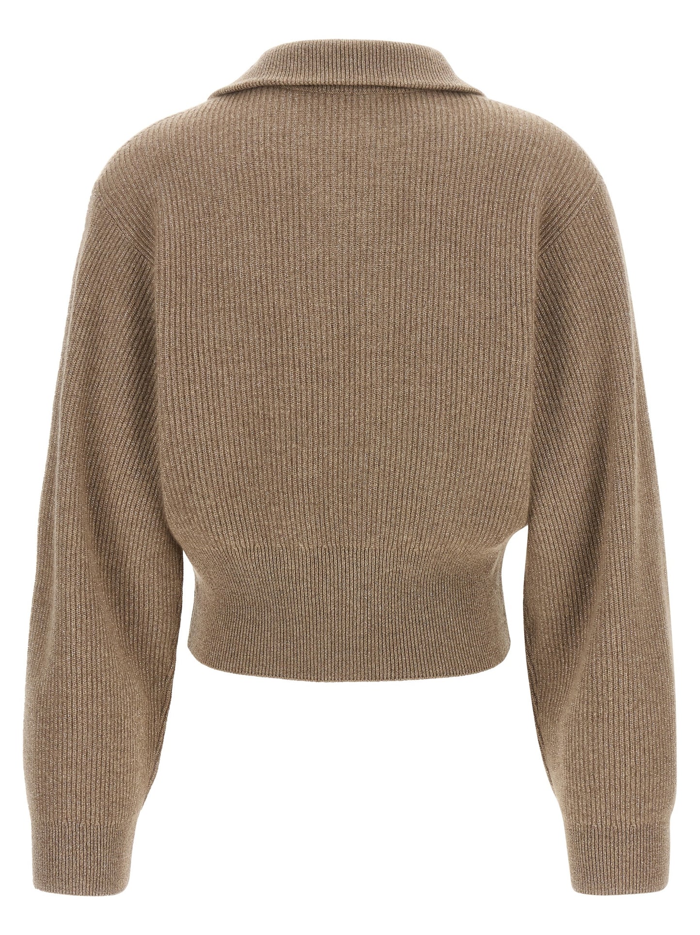 Brown Cashmere Cardigan