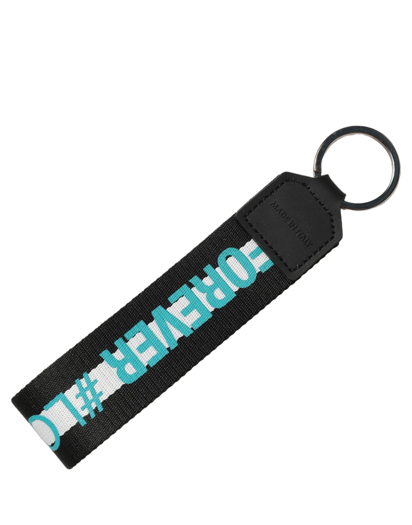 Multicolor Logo Polyester Brass Holder Keychain Keyring
