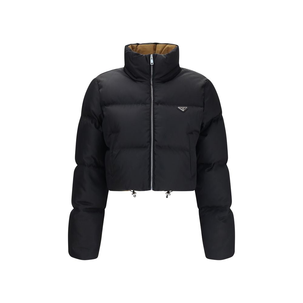 Black Goose Down Full-Length Jacket