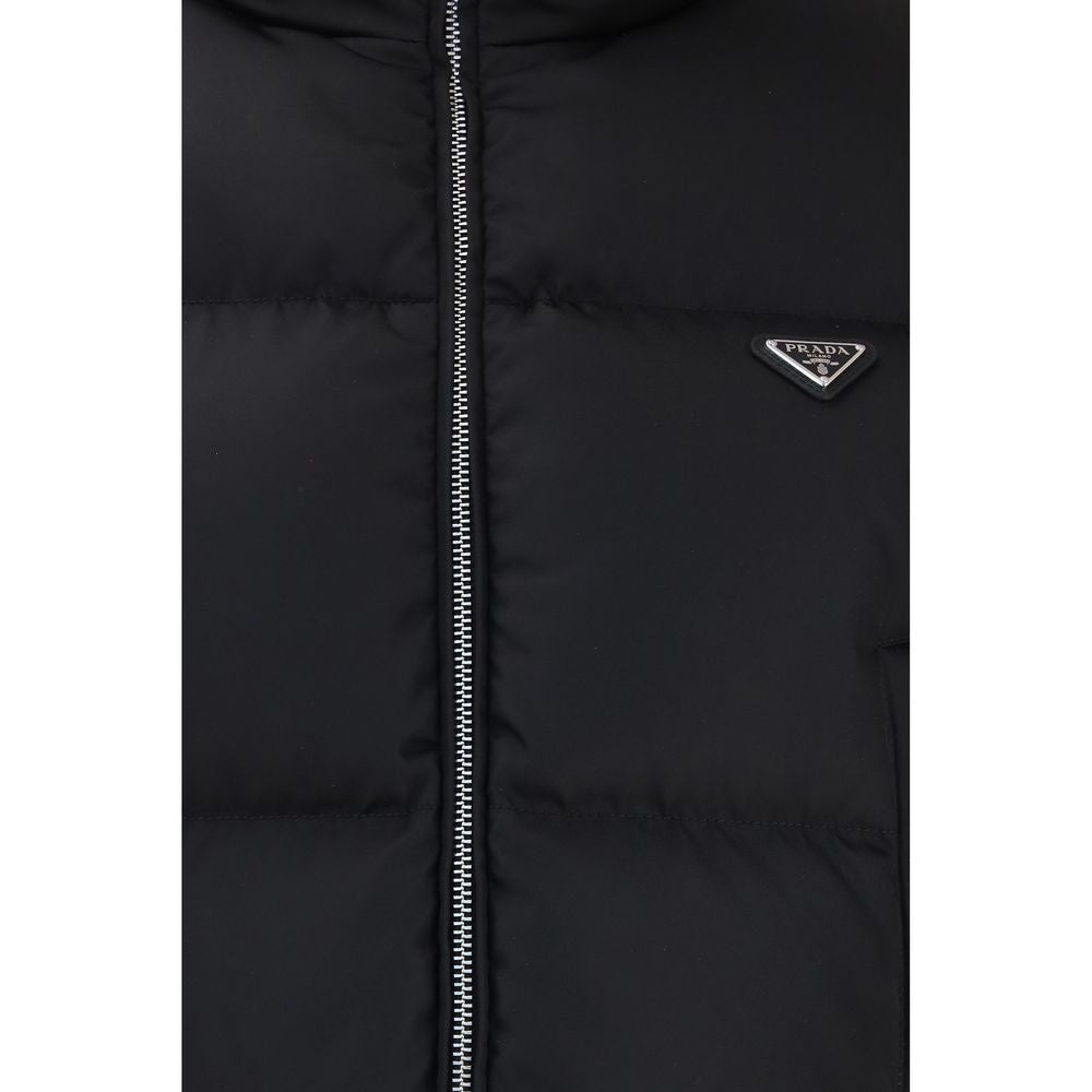 Black Goose Down Full-Length Jacket