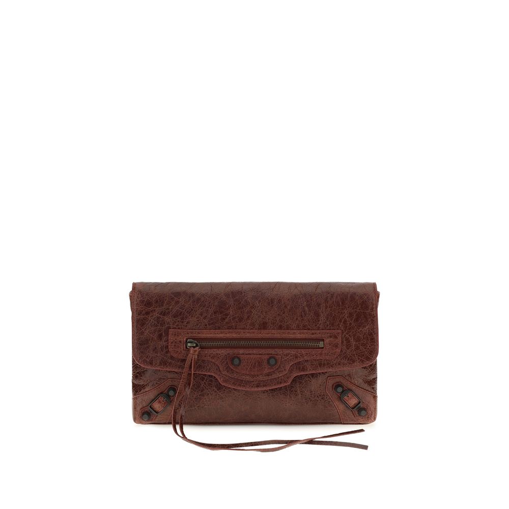 Bordeaux Lamb Ovis Aries Clutch Bag