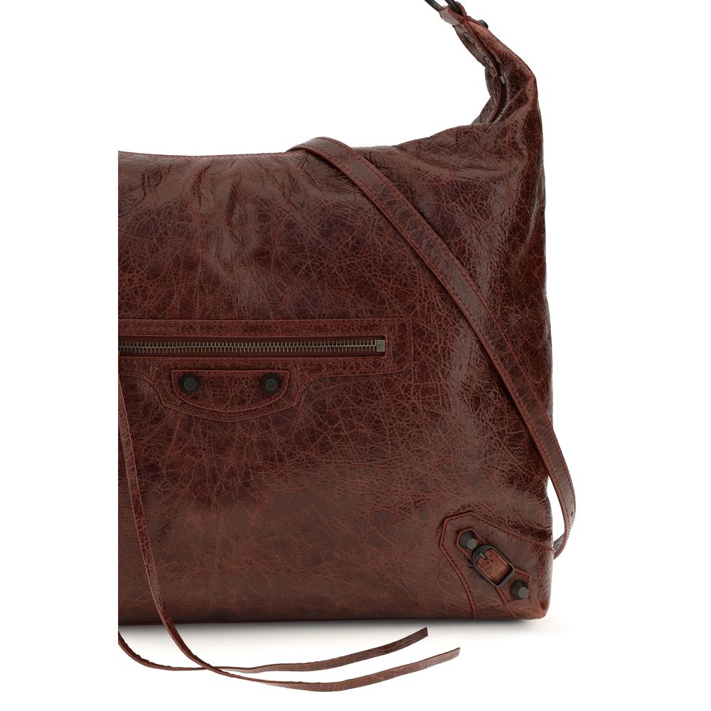 Bordeaux Lamb Ovis Aries Shoulder Bag