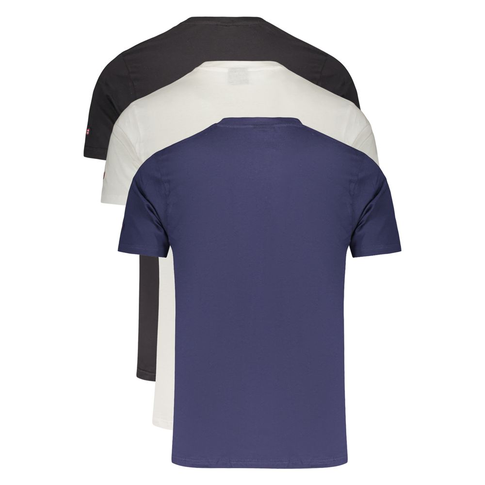 White Cotton Men's T-Shirt