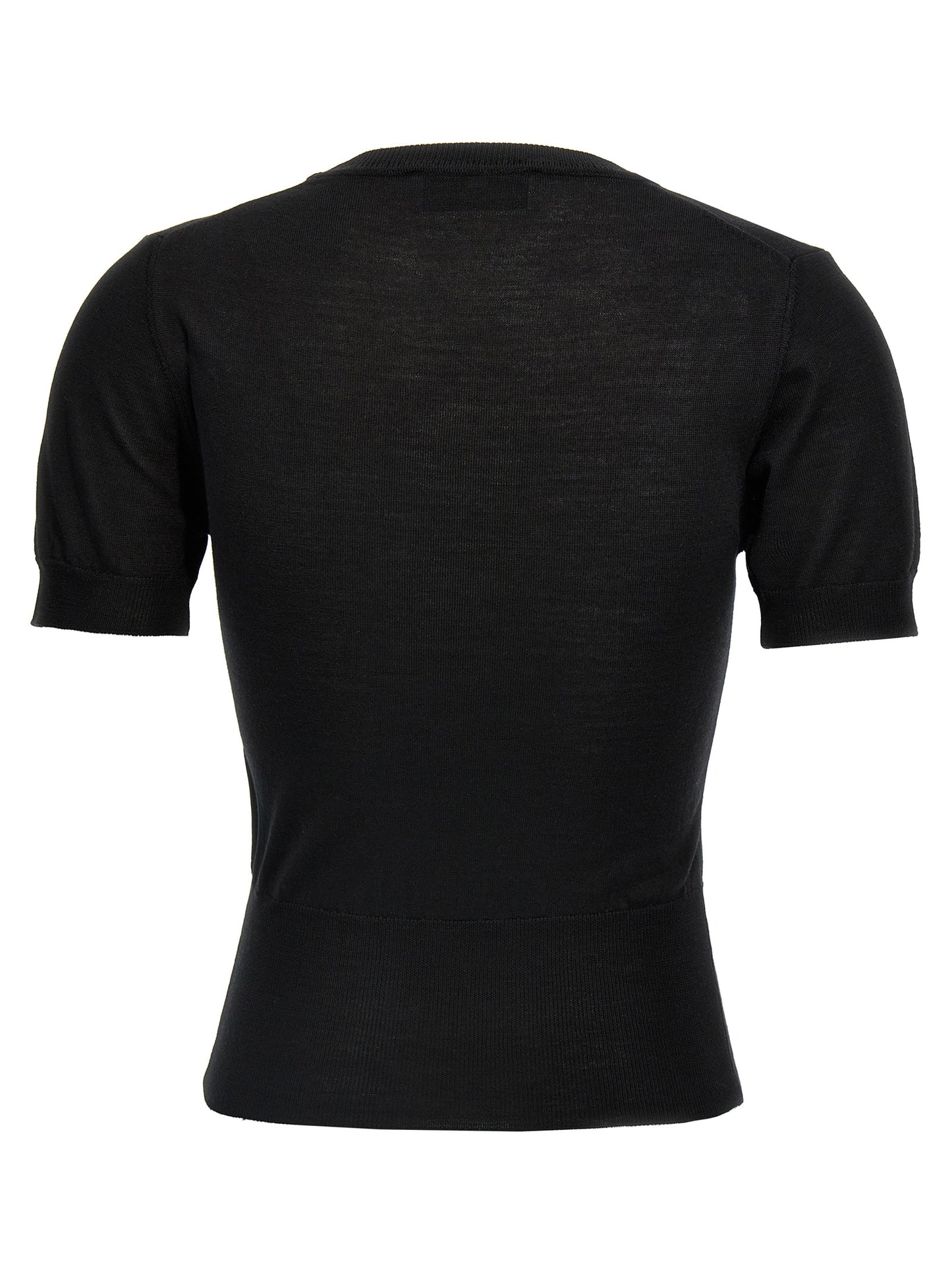 Black Cotton T-Shirt