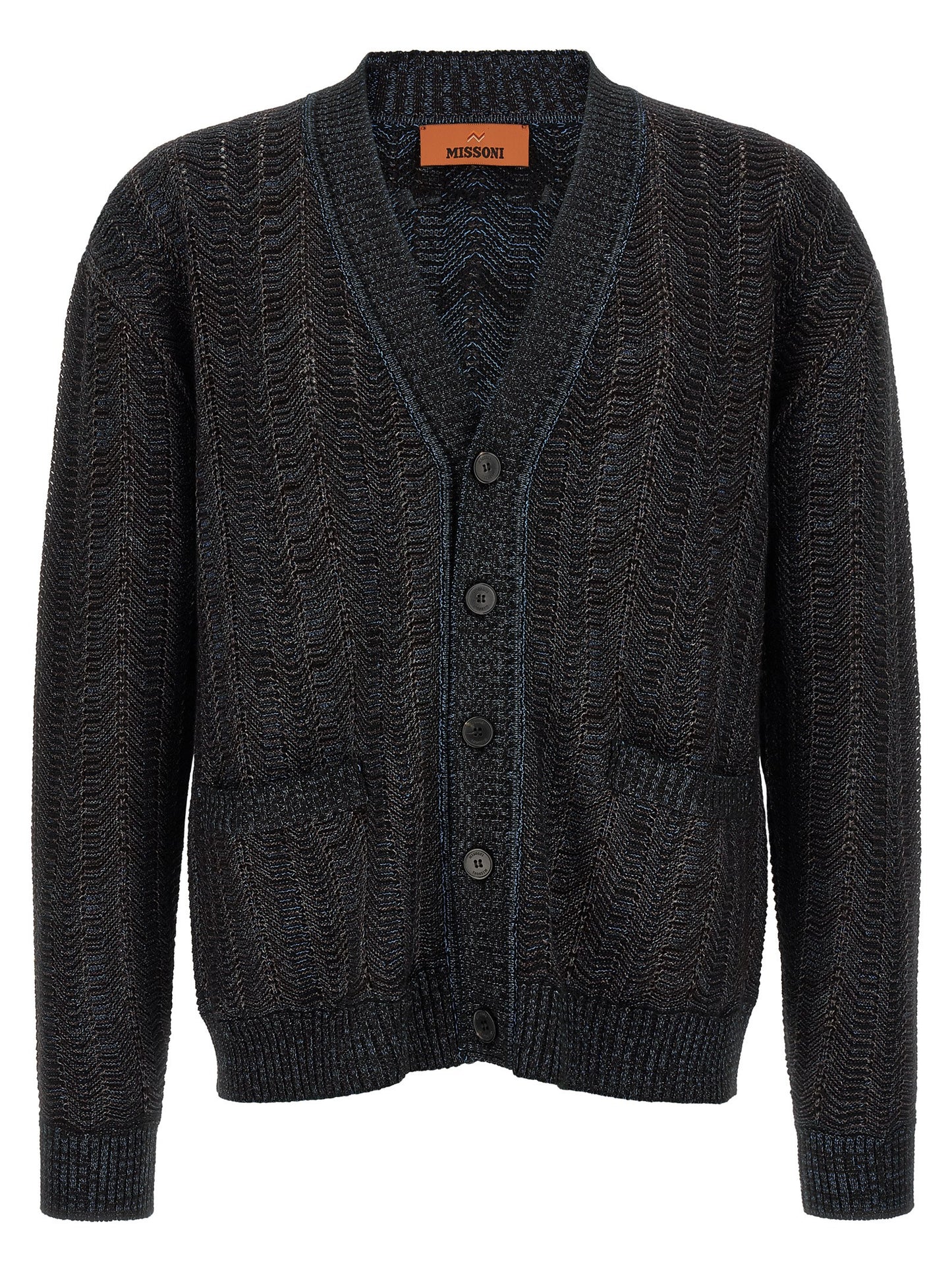 Blue Viscose Cardigan
