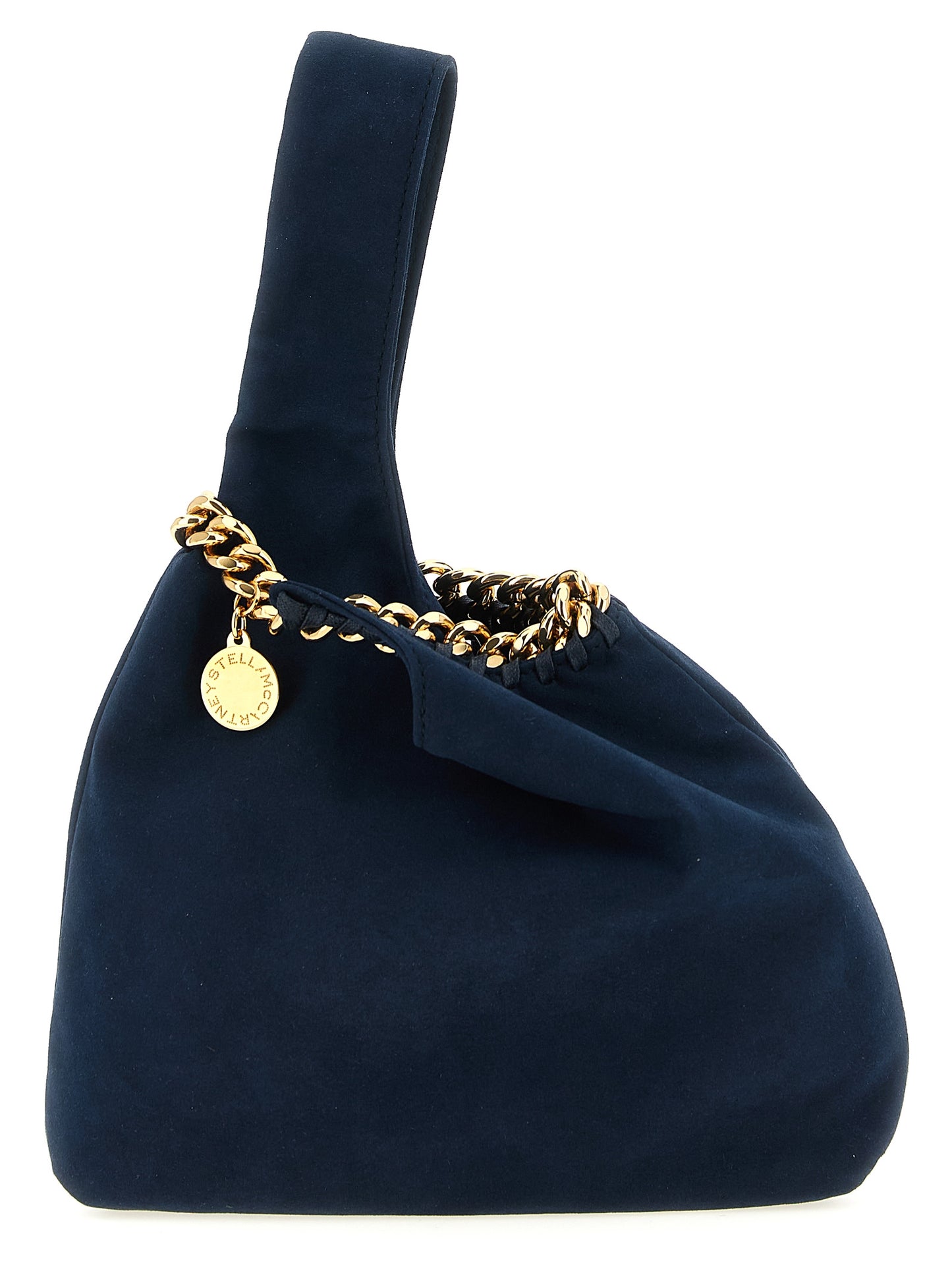Blue Polyamide Handbag