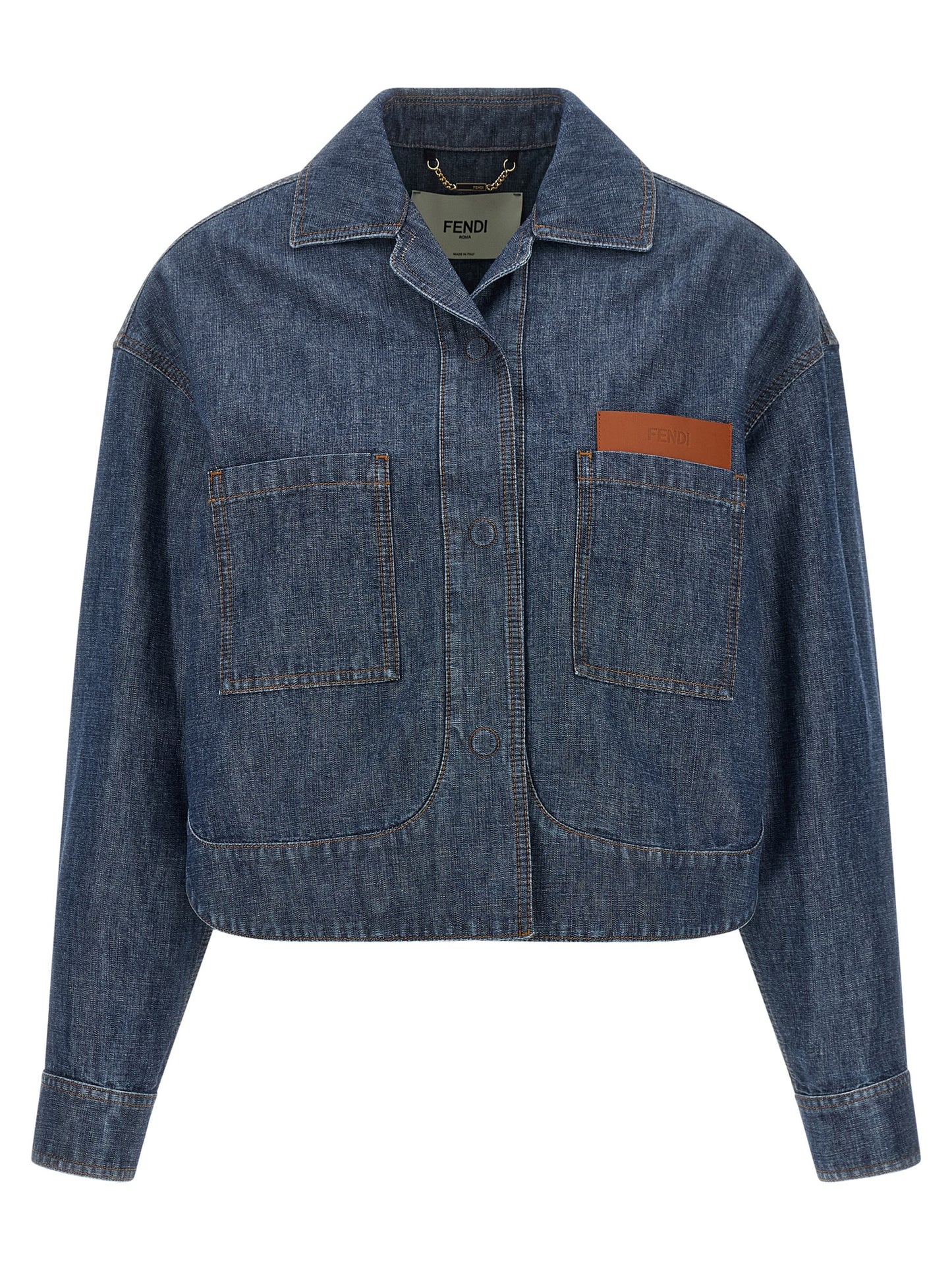Blue Cotton Denim Jacket