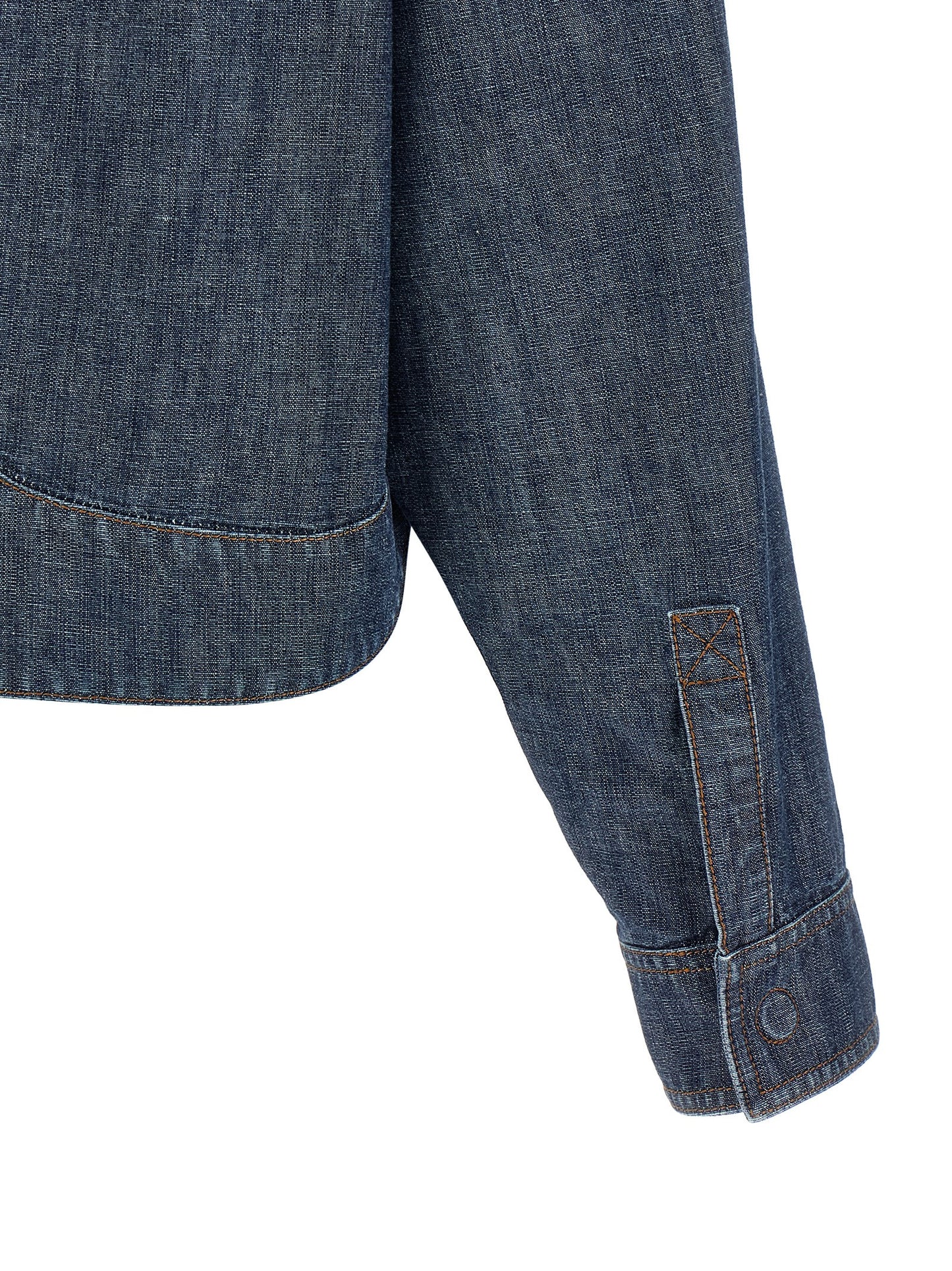 Blue Cotton Denim Jacket