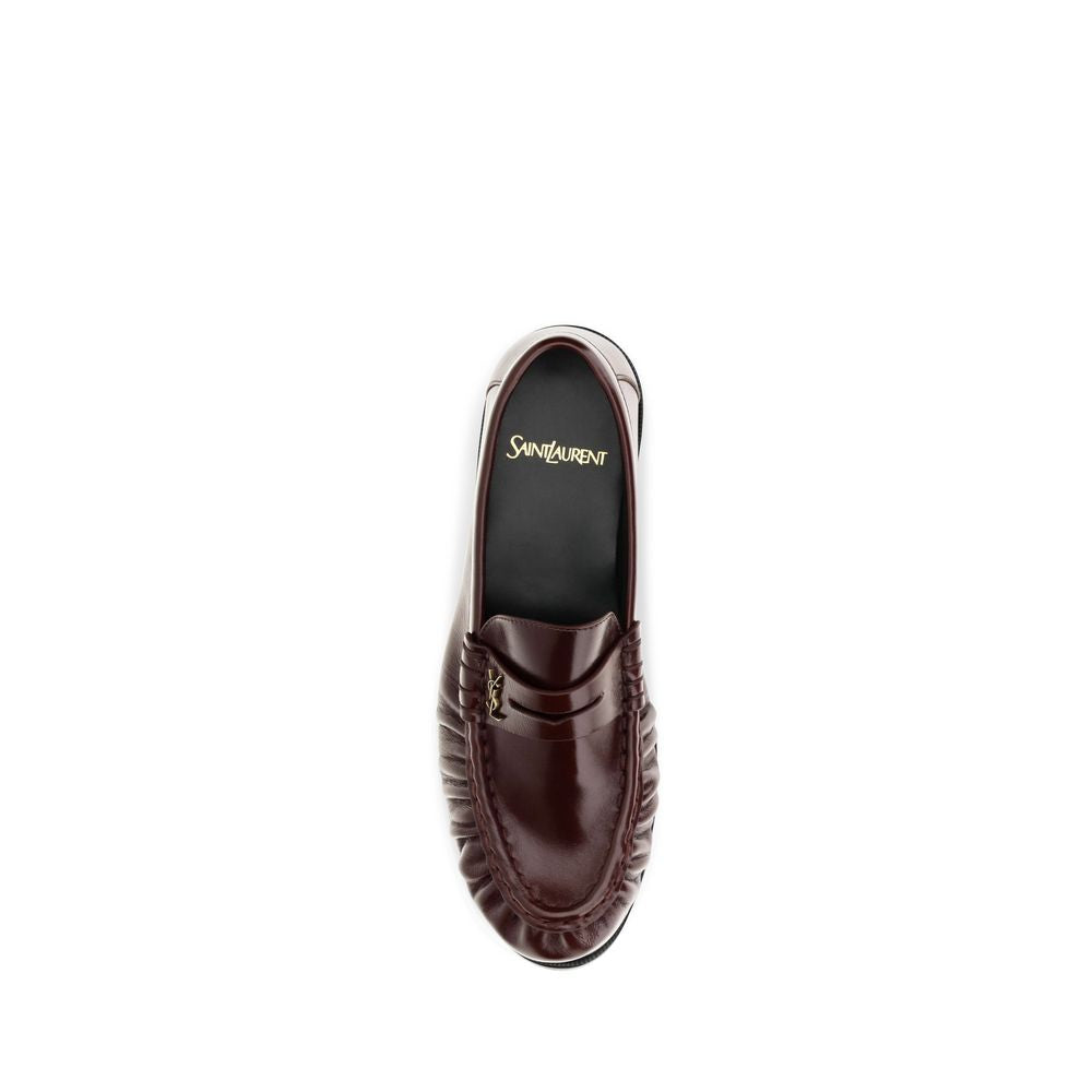 Bordeaux Lamb Ovis Aries Slip-On Loafers