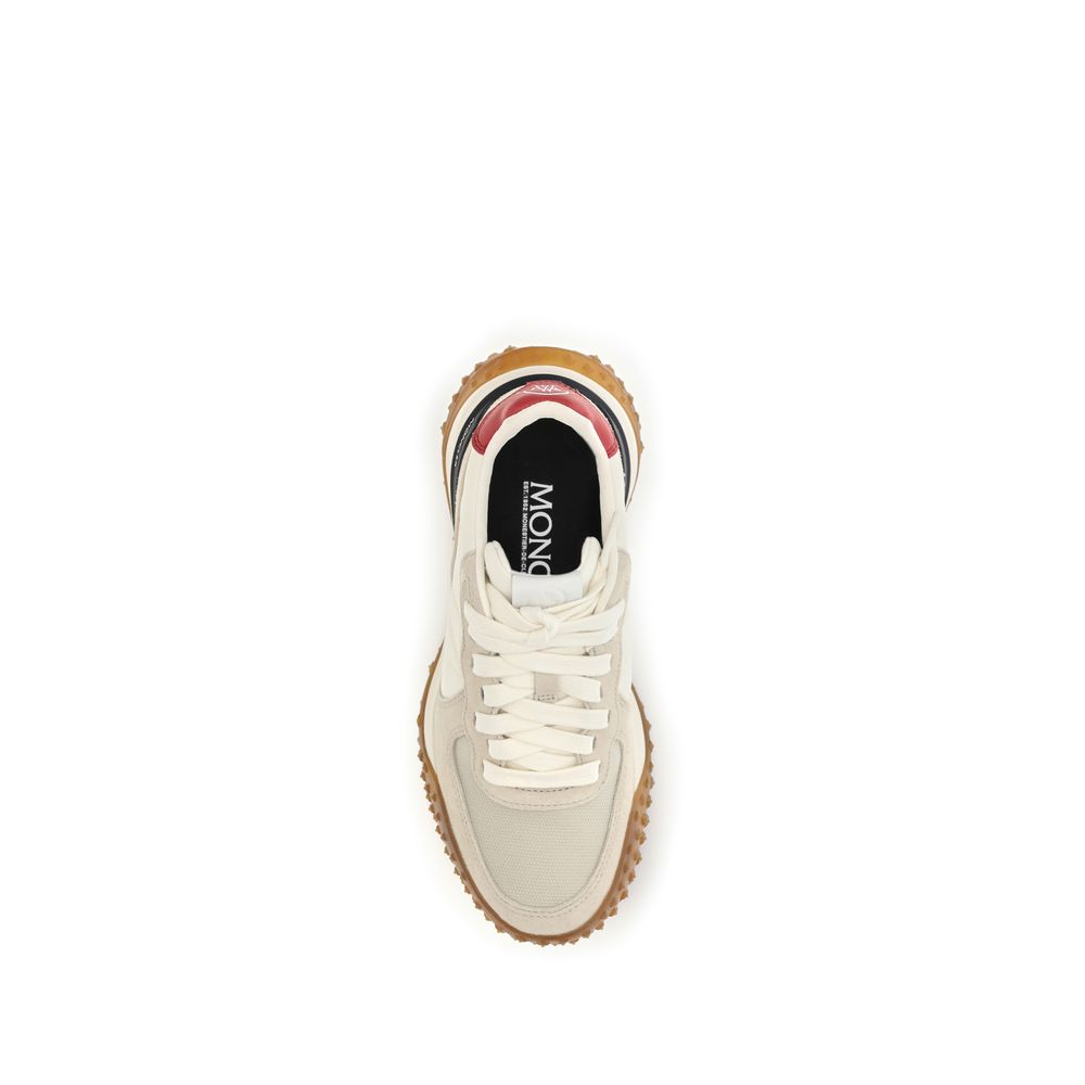 Beige Polyamide Athletic Sneakers