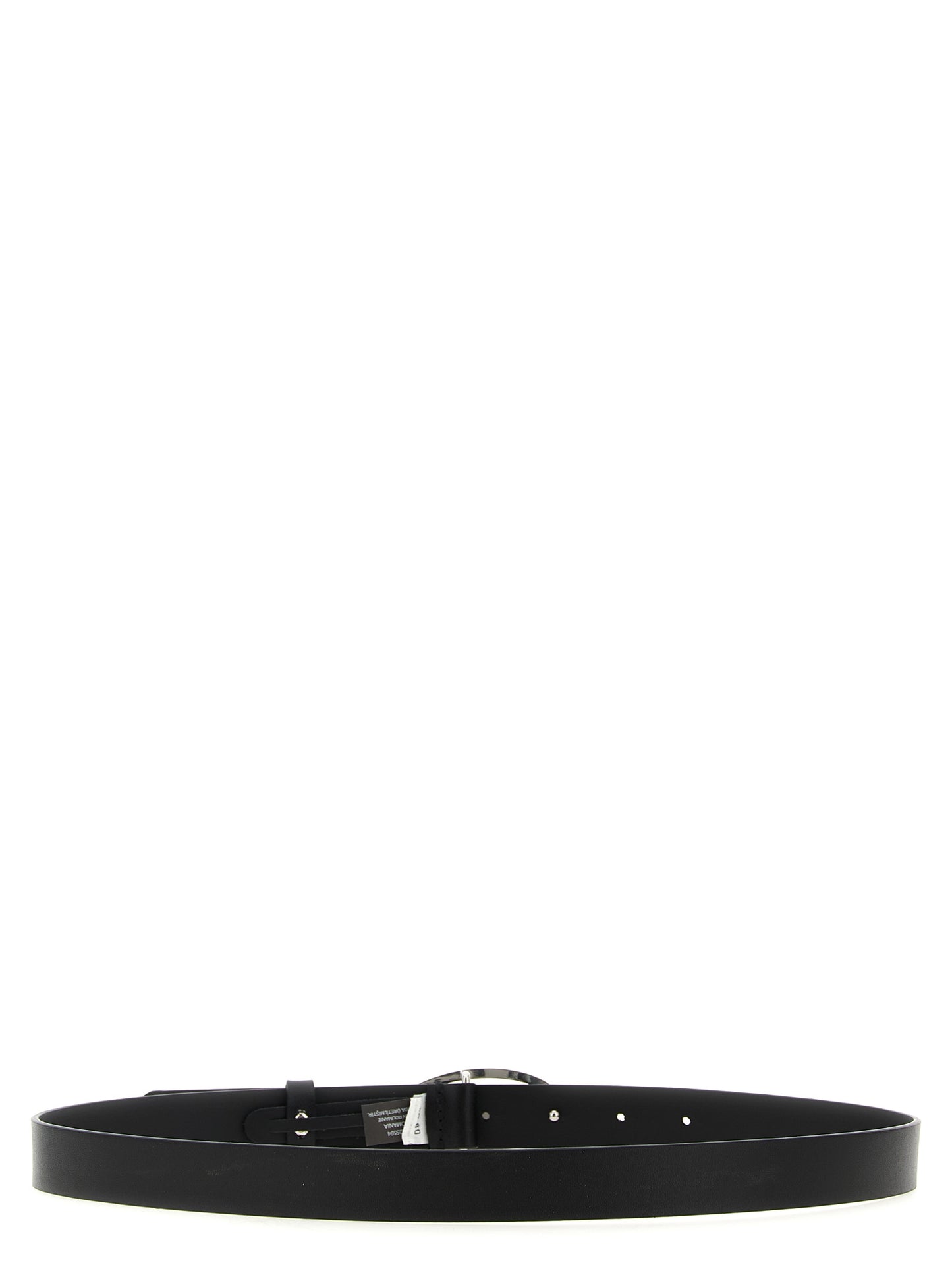 Black Other Fibres Regular Belt