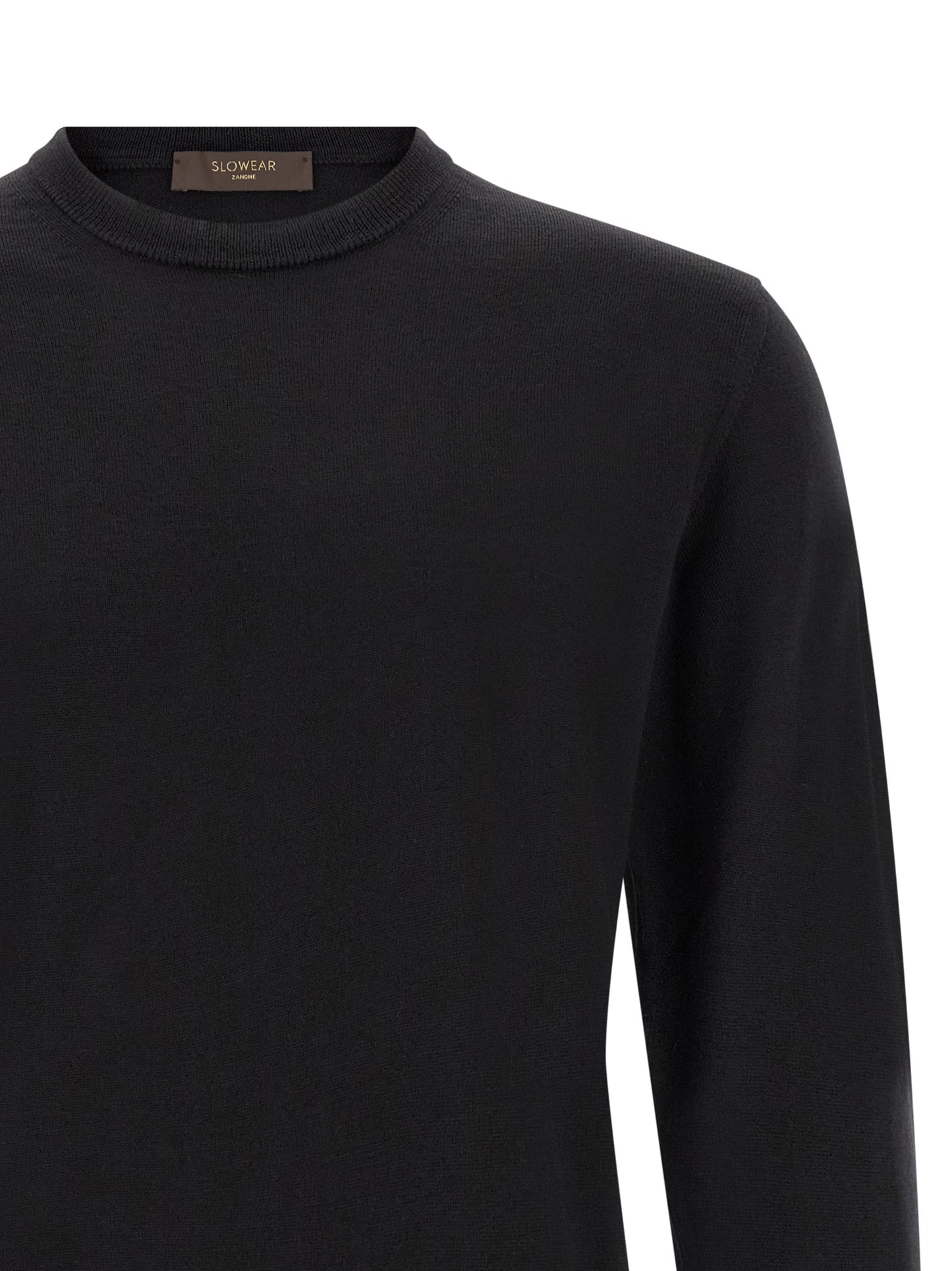 Black Virgin Wool Cardigan