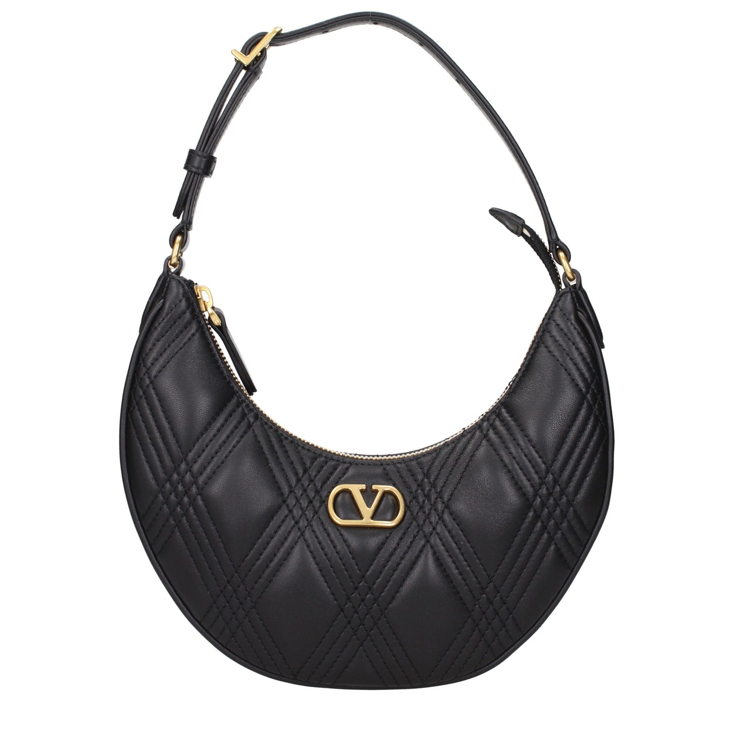 Black Leather Shoulder Bag