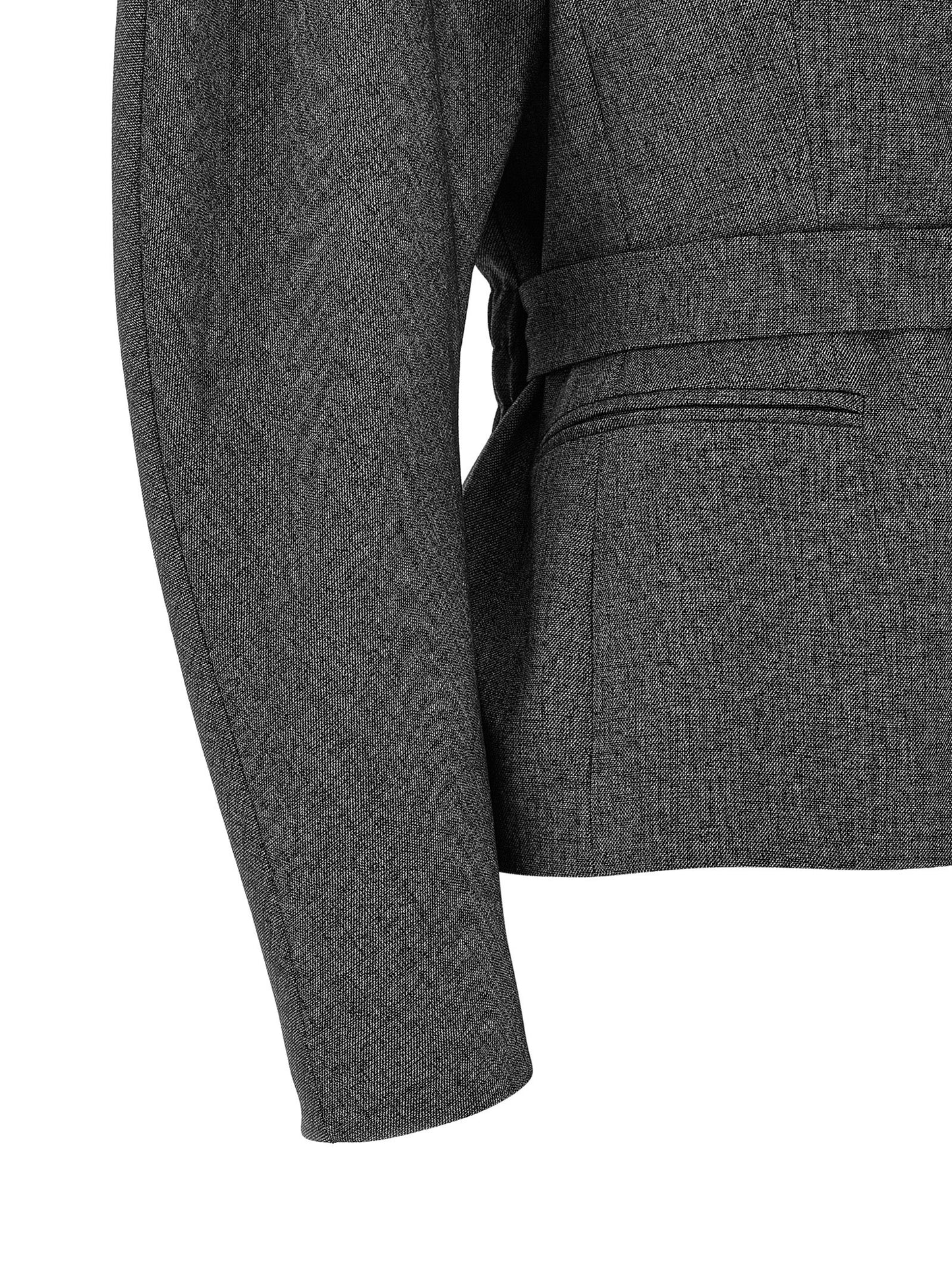 Gray Polyester Blazer