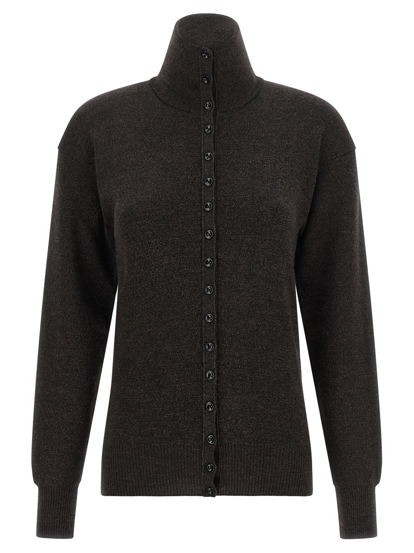 Brown Wool Cardigan