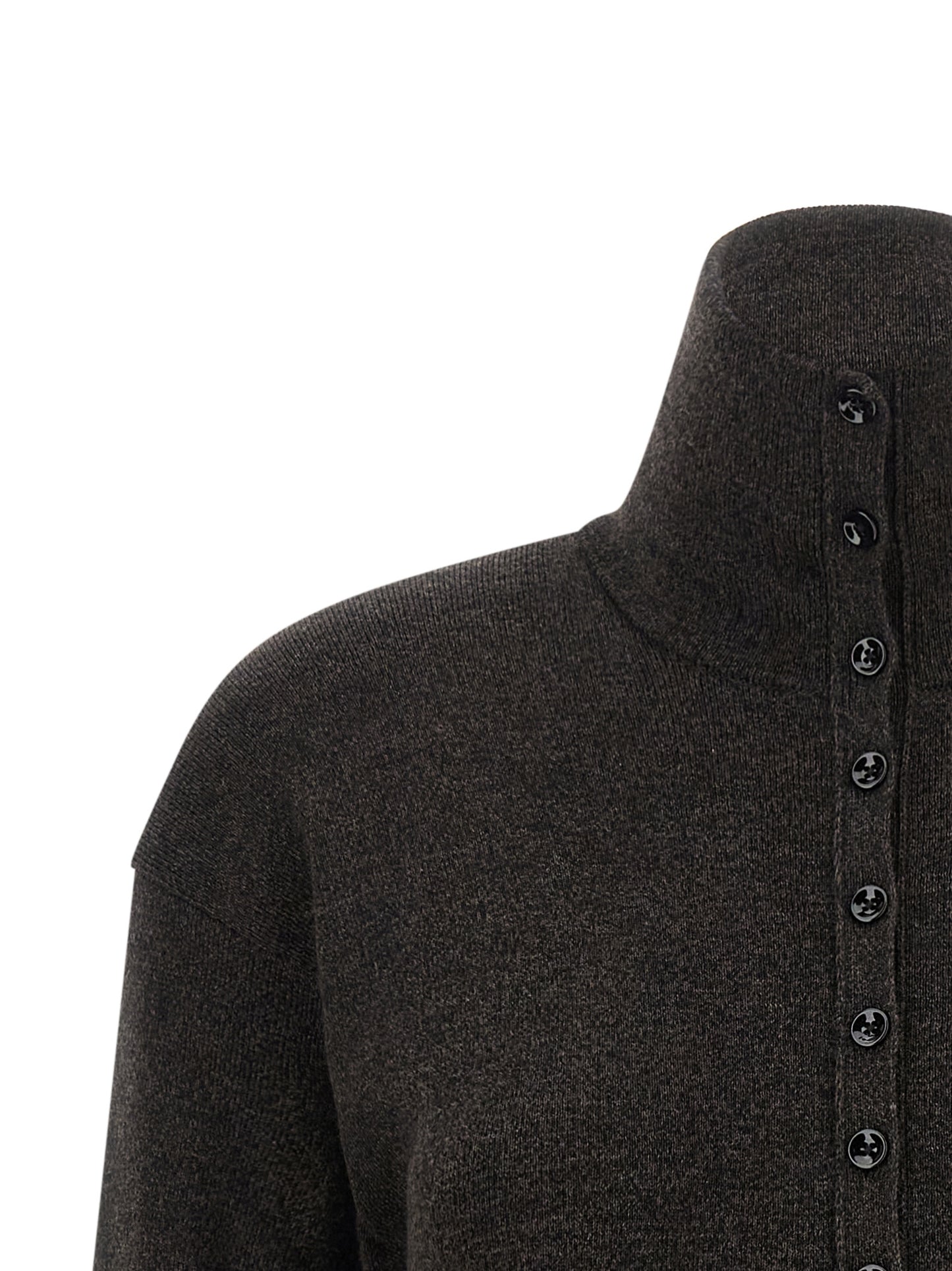 Brown Wool Cardigan