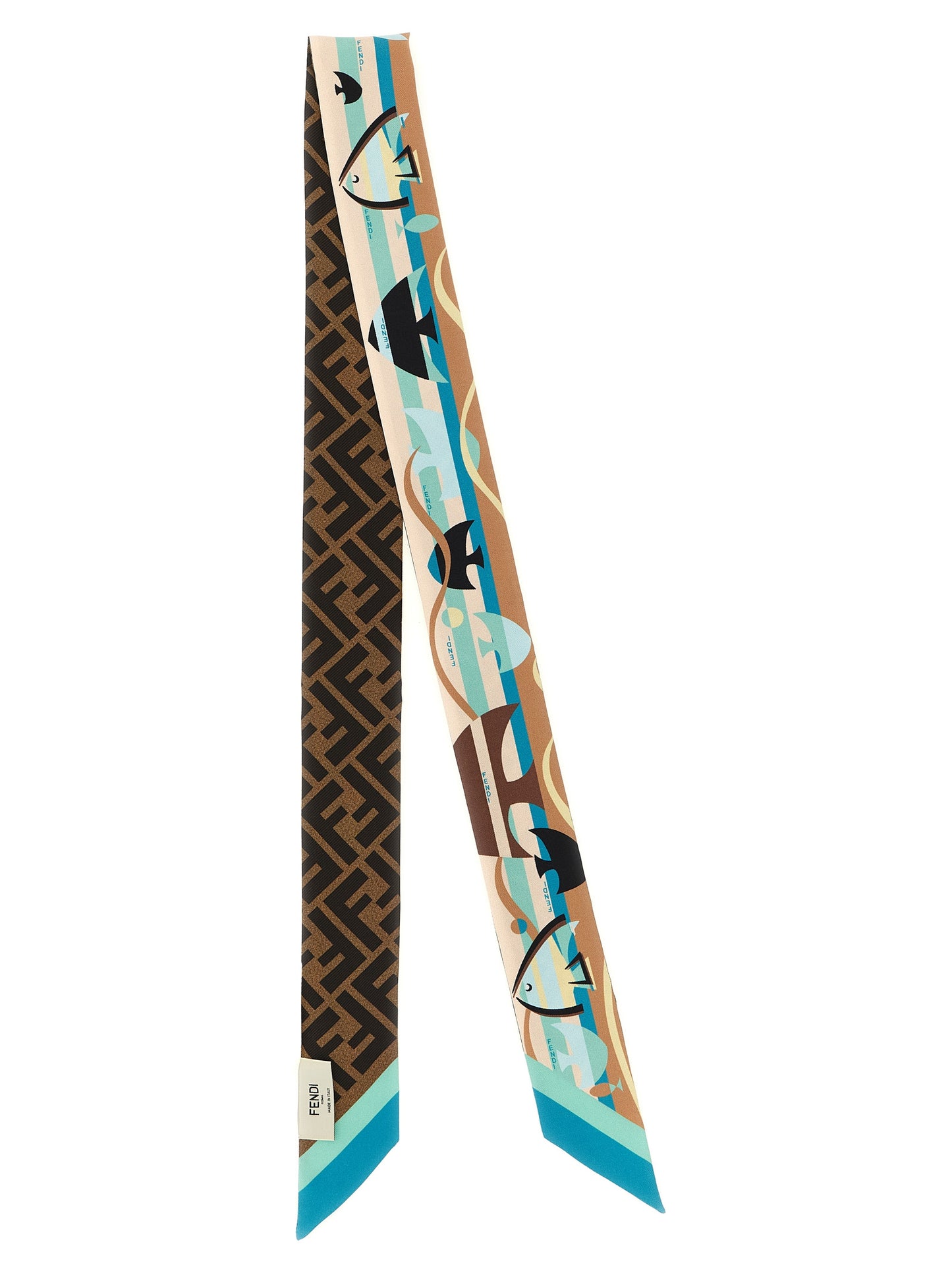 Multicolor Silk Foulard