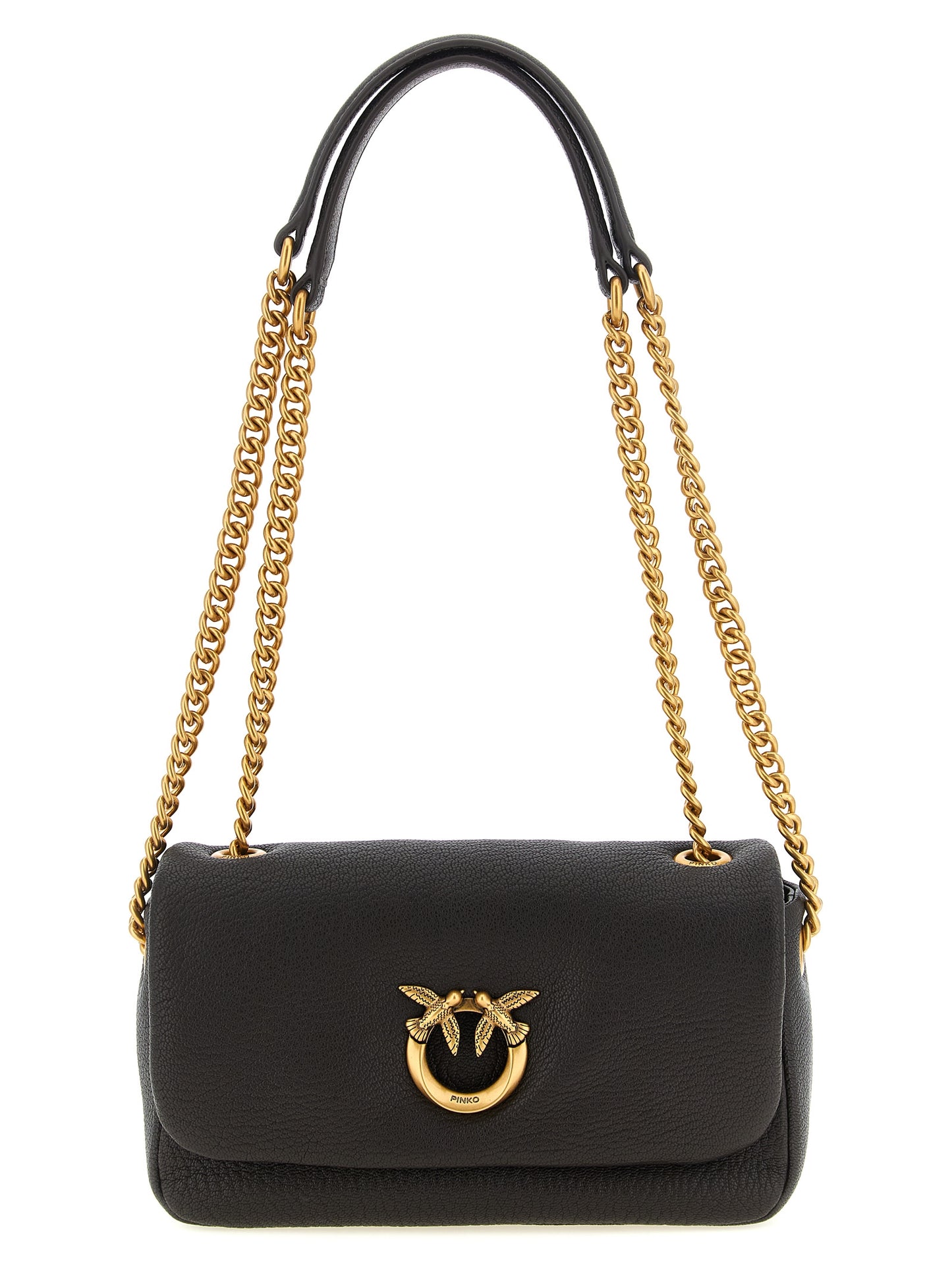 Brown Lamb Leather Crossbody Bag