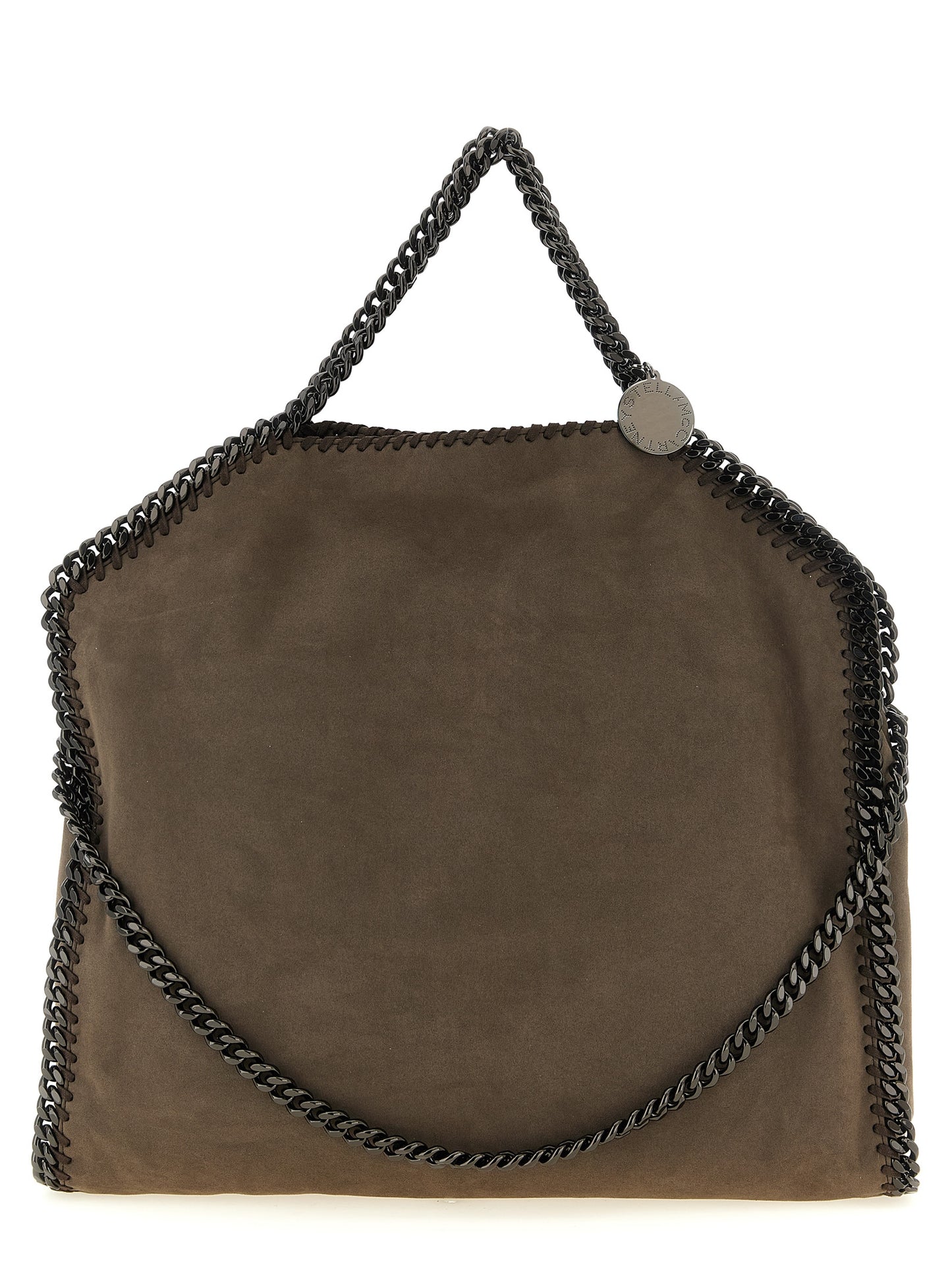 Gray Polyamide Handbag