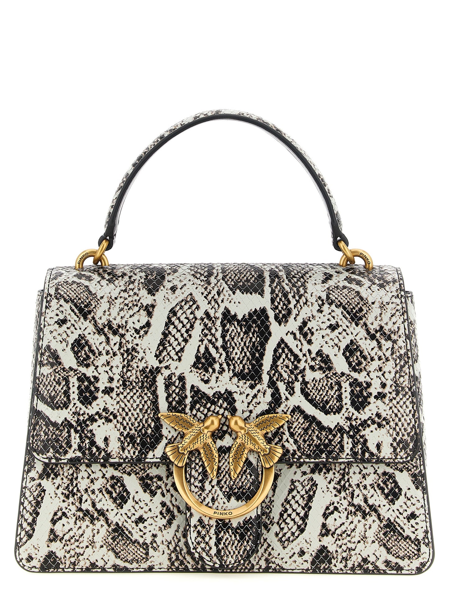 Gray Calfskin Handbag