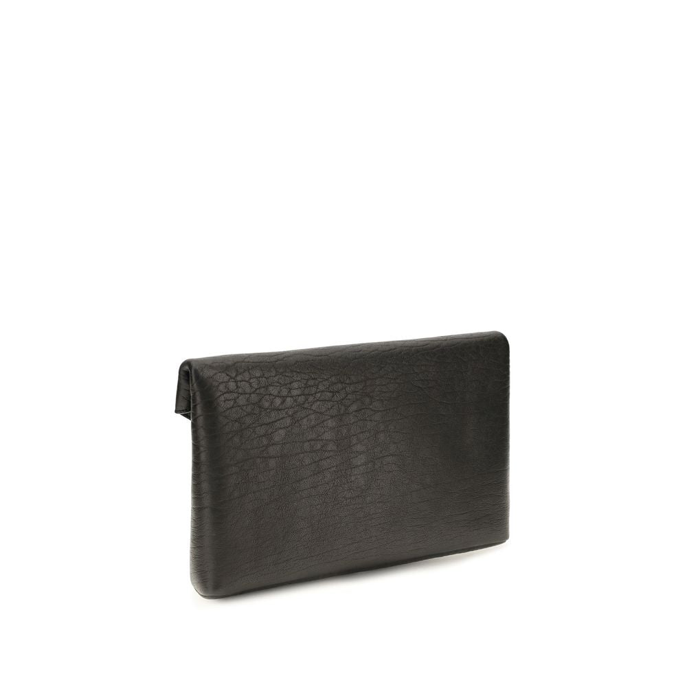 Black Lamb Ovis Aries Clutch Bag