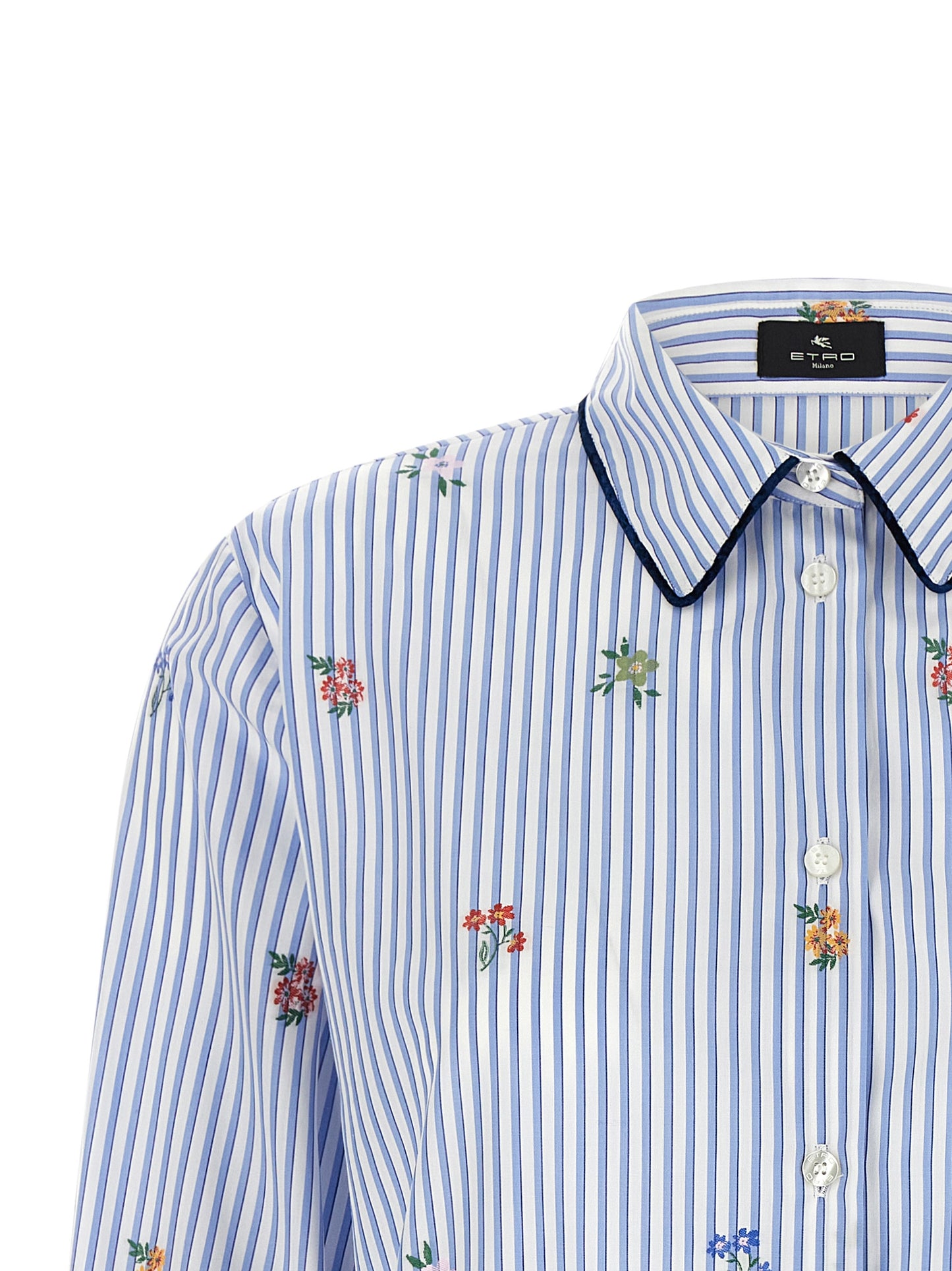 Blue Cotton Blouse