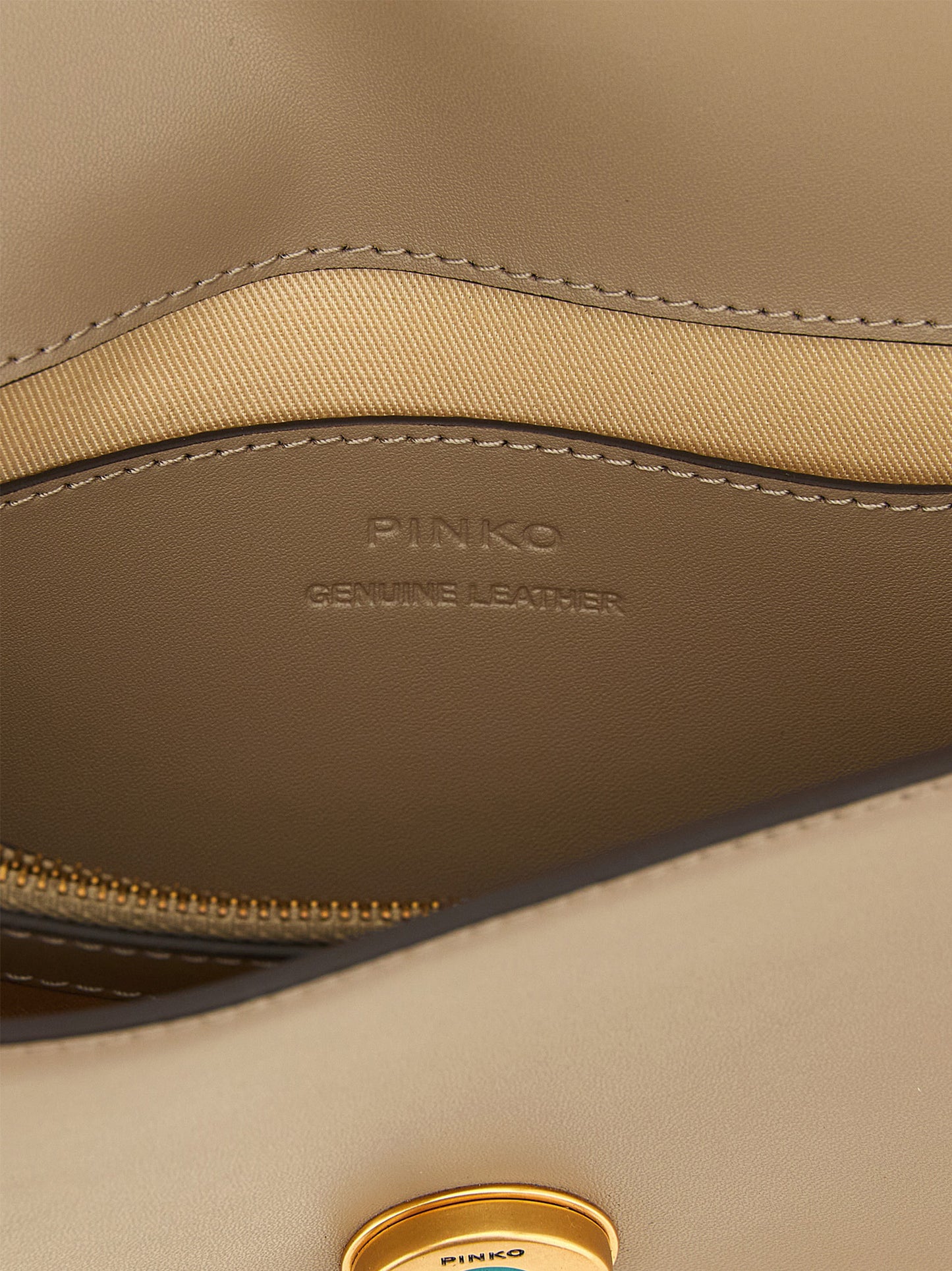 Gray Calfskin Crossbody Bag