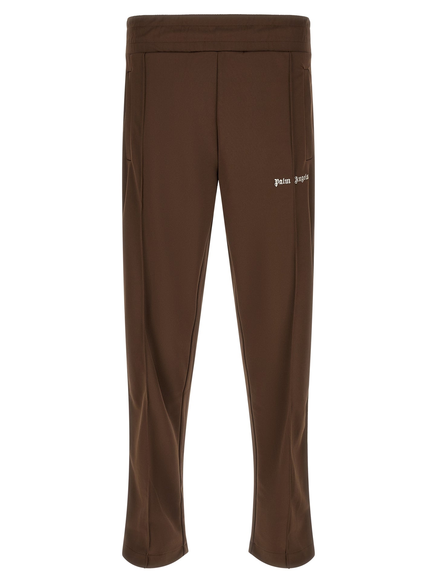 Brown Polyester Joggers (Workout Pants)