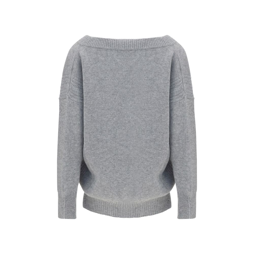 Gray Cashmere Casual Dress
